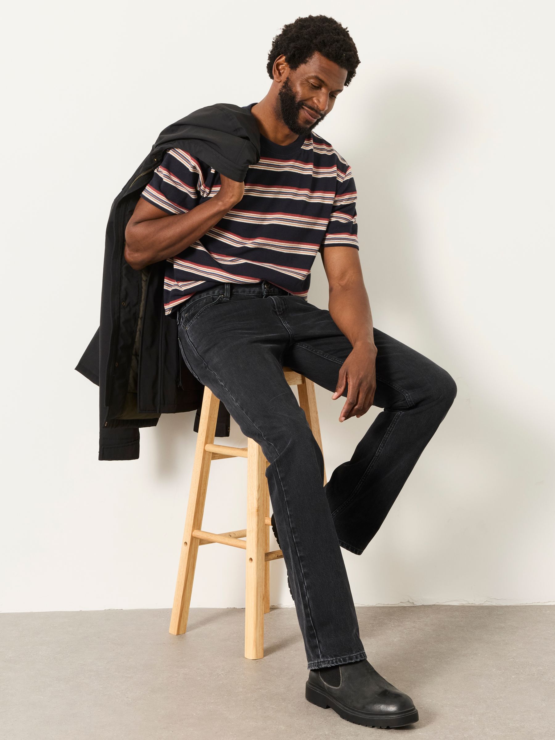 Dark Grey Bootcut Jeans - Image 6 of 7