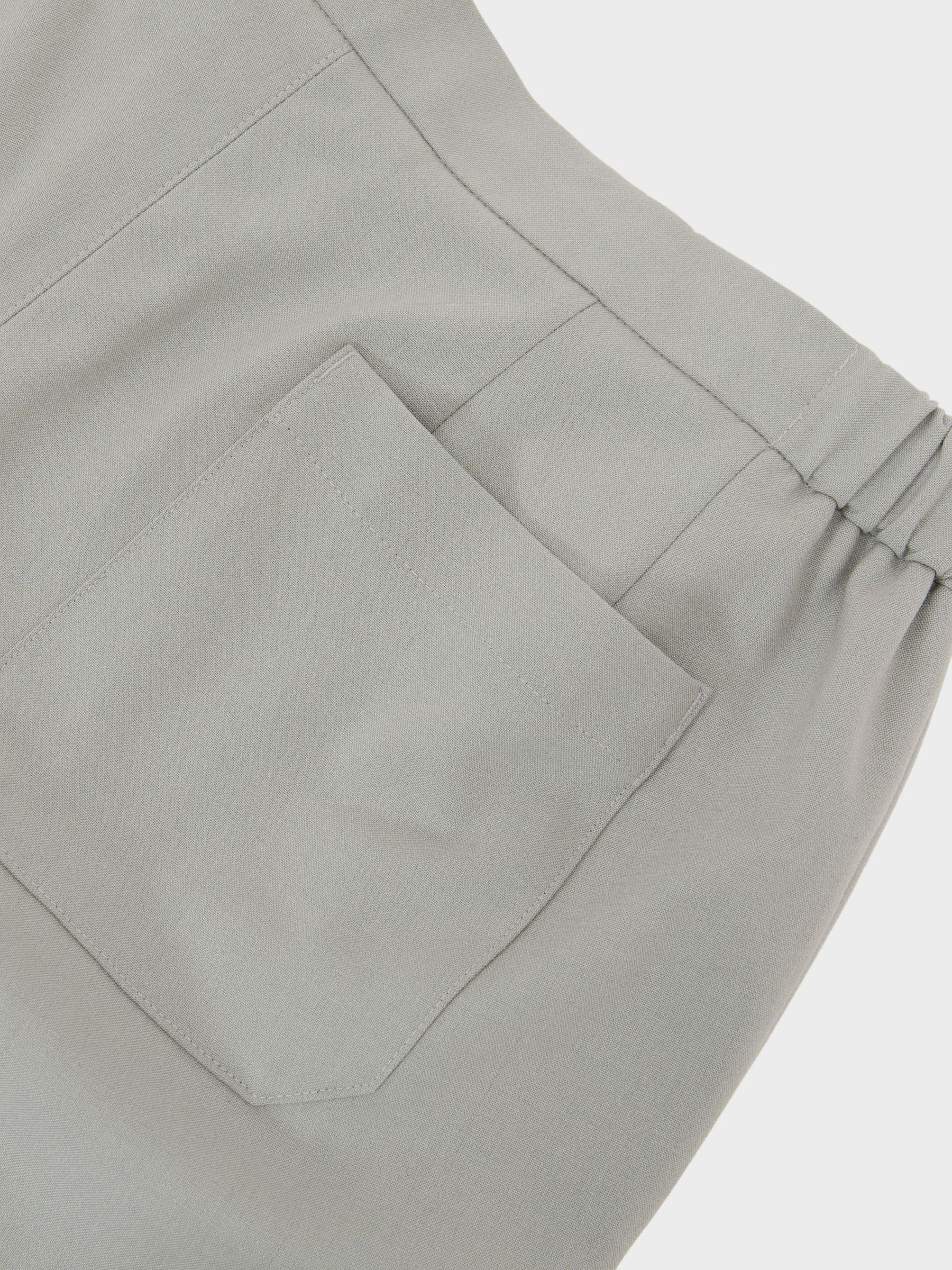 Drawstring Chino Shorts in Sage Green - Image 7 of 7