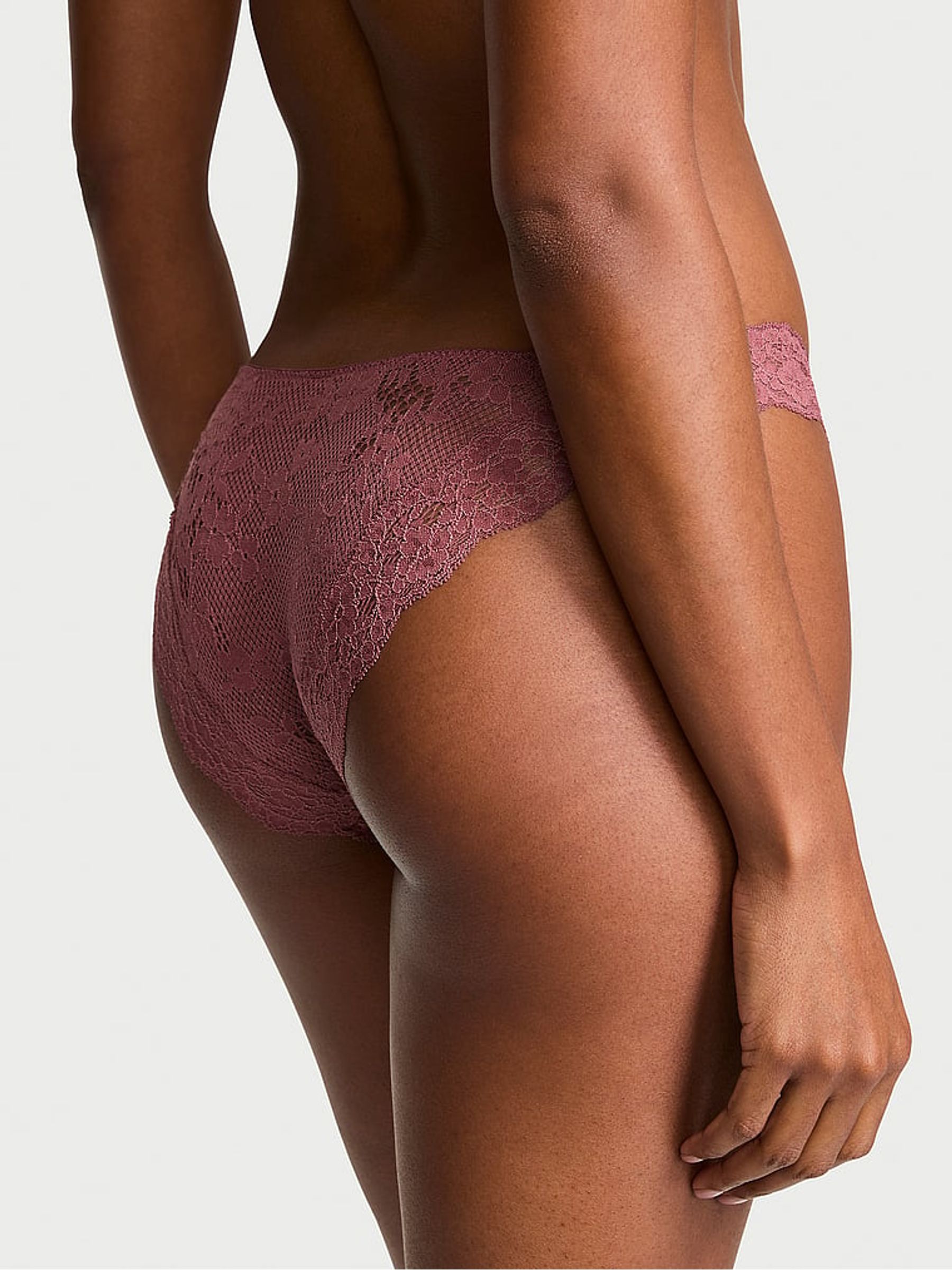 Morning Rose Pink Bikini Lace Knickers - Image 2 of 3