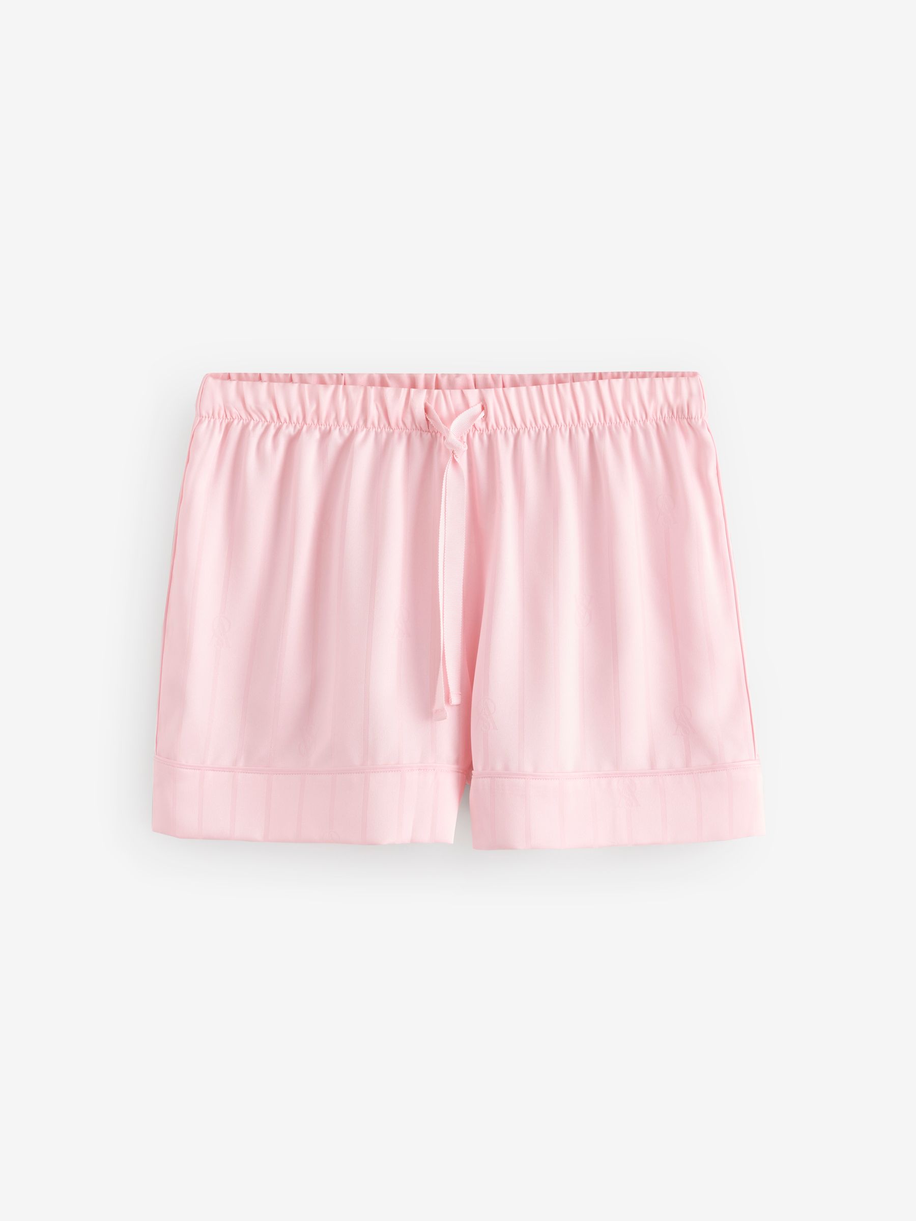 Angel Pink Satin Short Pyjamas Set - Image 3 of 5