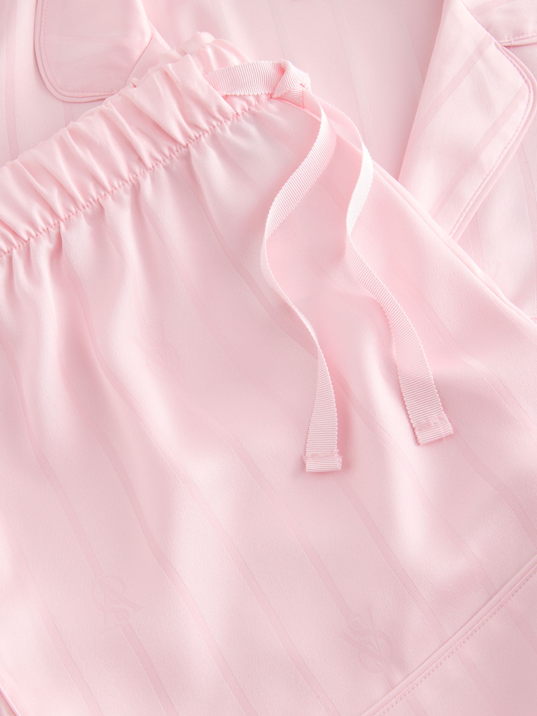 Angel Pink Satin Short Pyjamas Set - Image 4 of 5