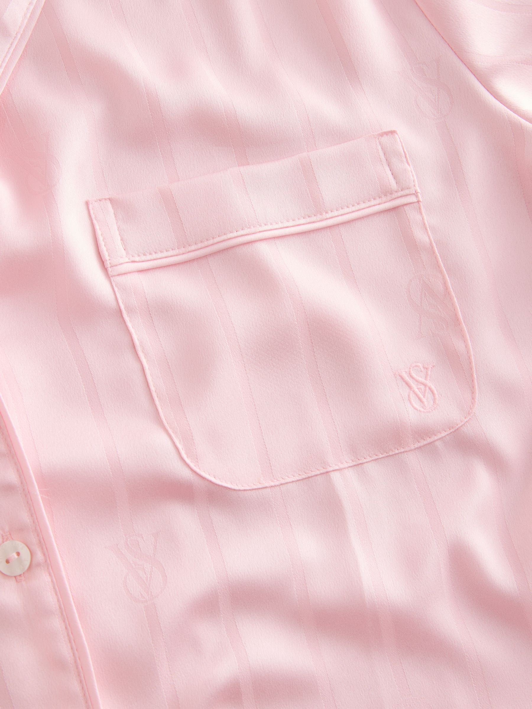 Angel Pink Satin Short Pyjamas Set - Image 5 of 5