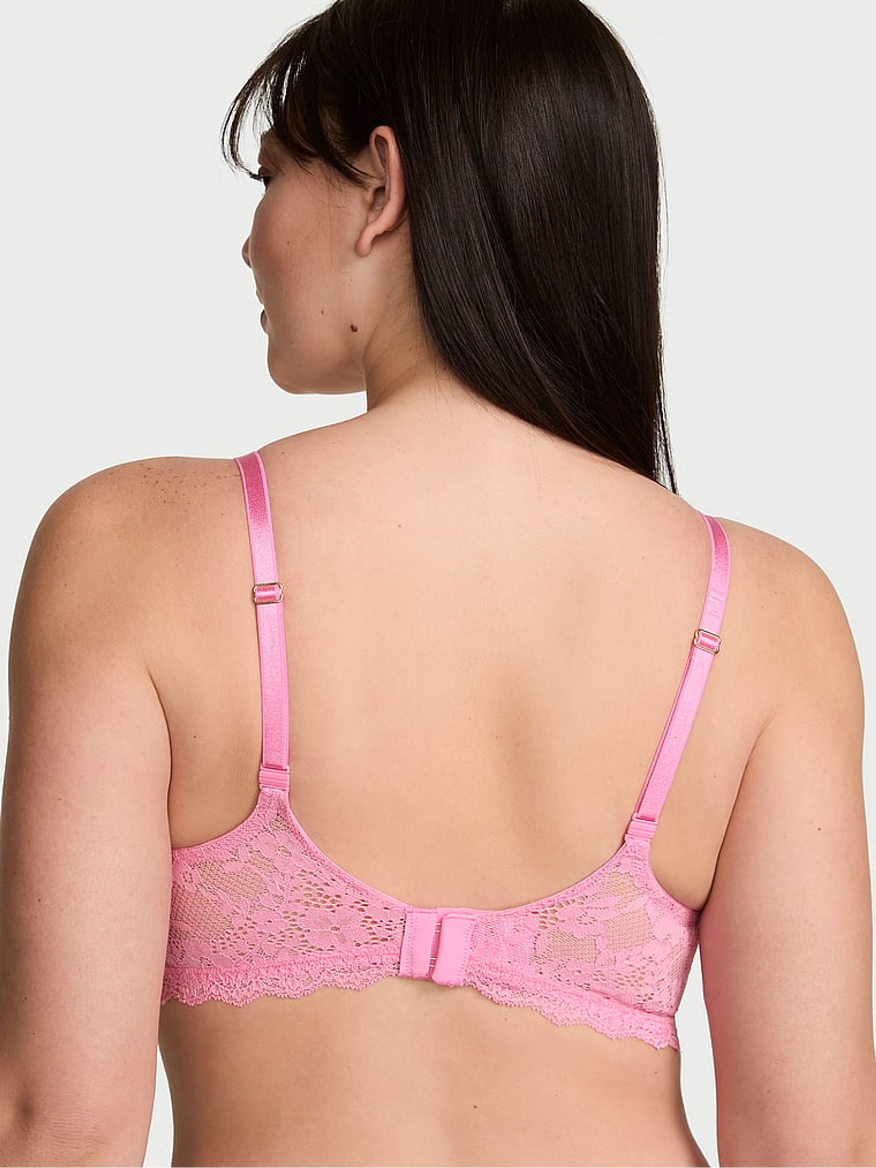 Pink Sugar Lace Trim Non Wired Push Up Bra - Image 2 of 3