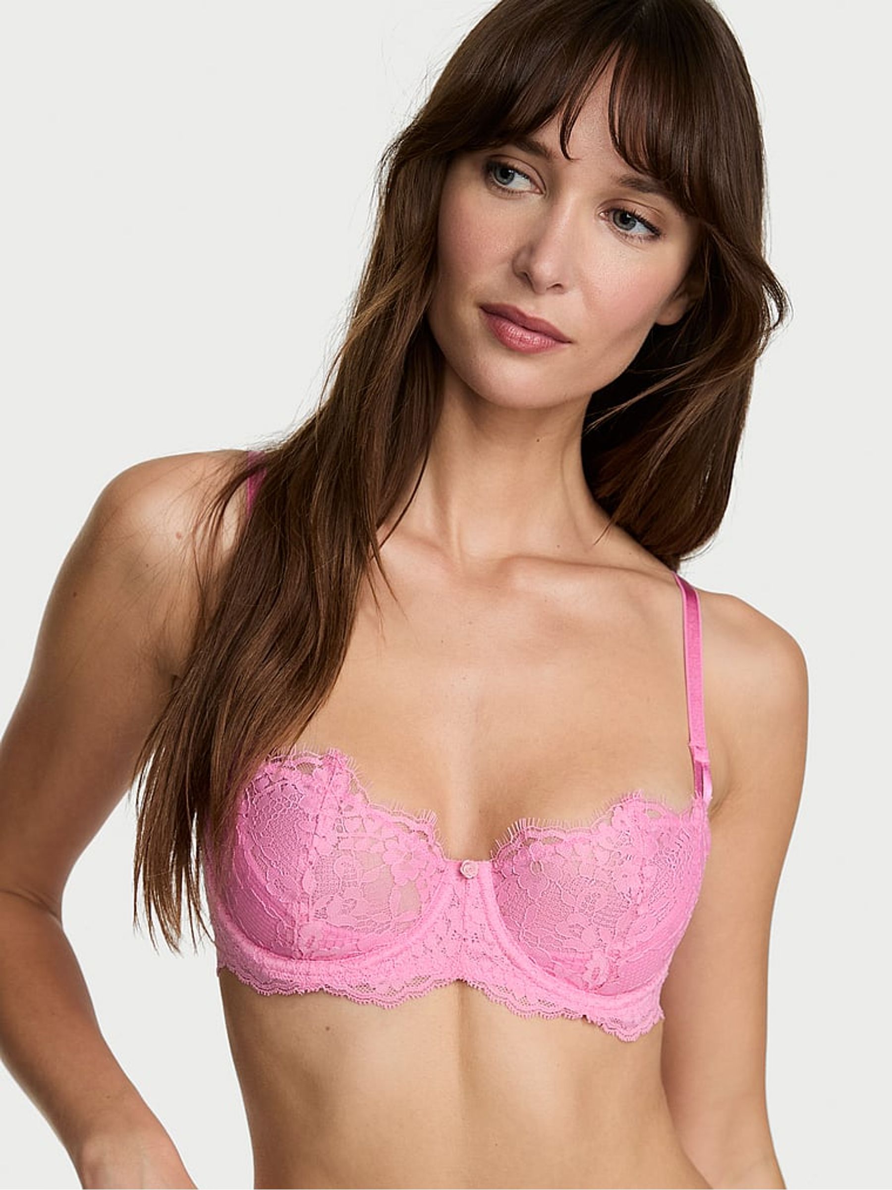 Pink Sugar Unlined Balcony Lace Bra - Image 2 of 3