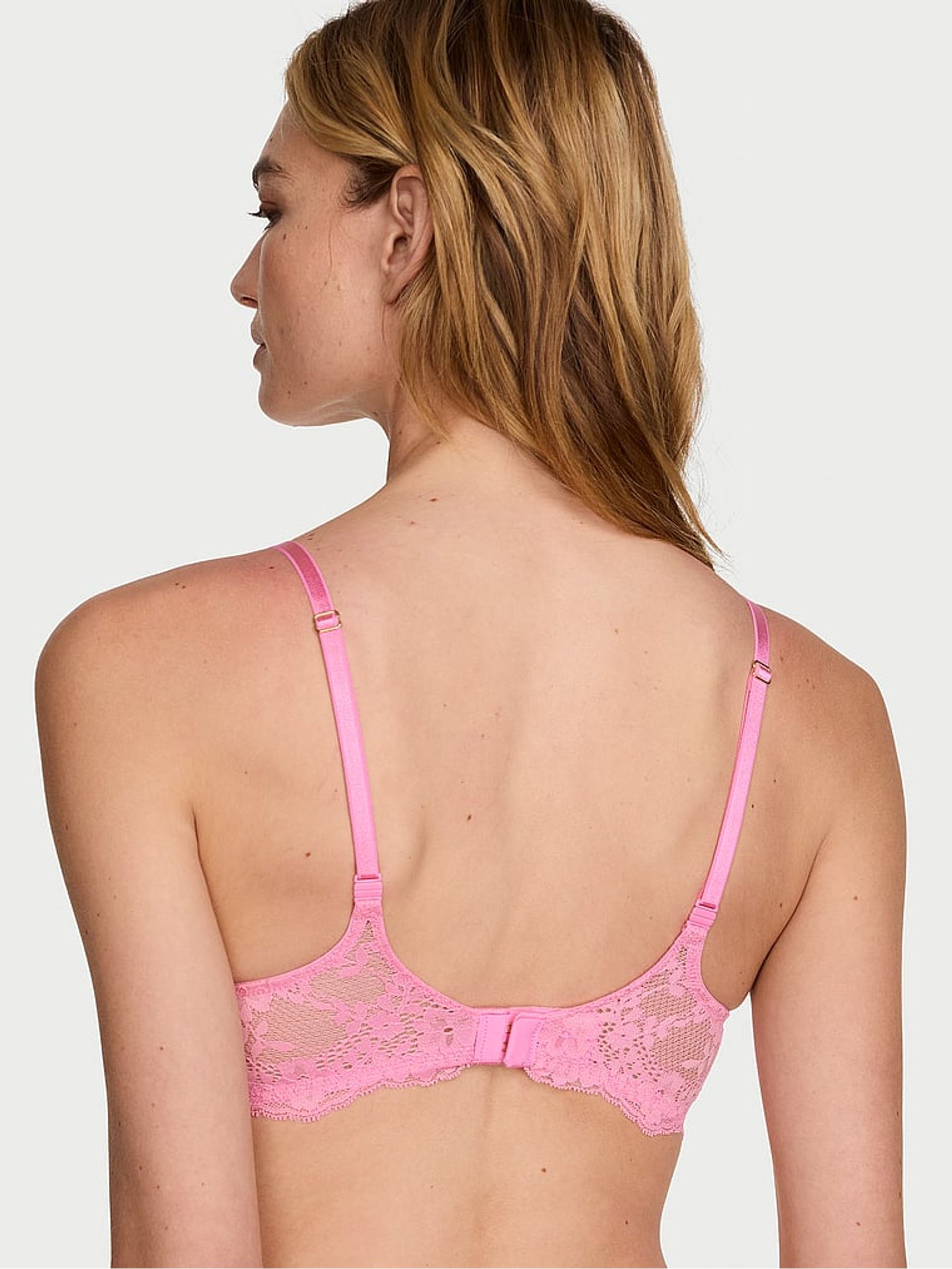 Pink Sugar Lace Trim Push Up Bra - Image 2 of 2