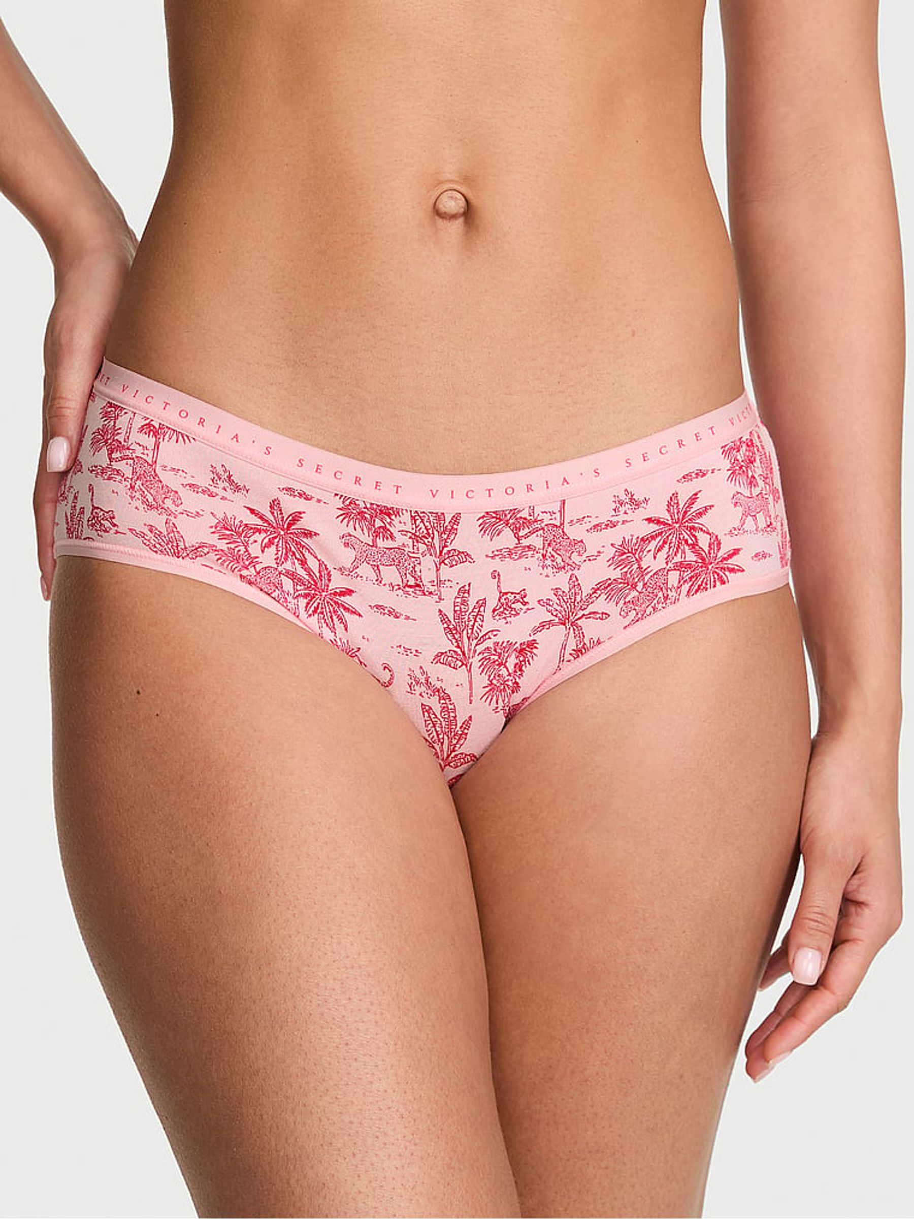 Pink Jungle Hipster Knickers - Image 1 of 2