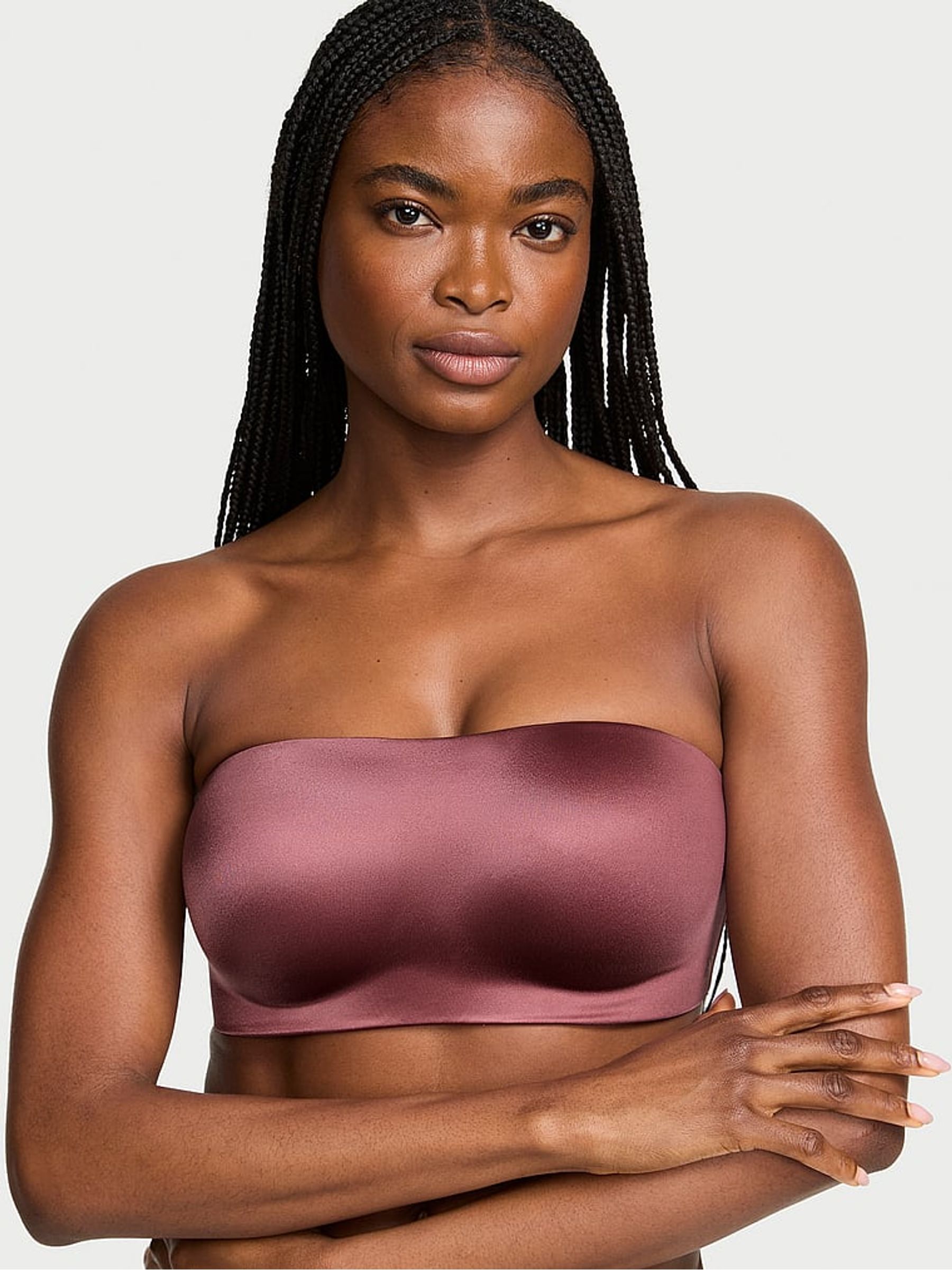 Morning Rose Pink Non Wired Push Up Strapless Bra - Image 2 of 3