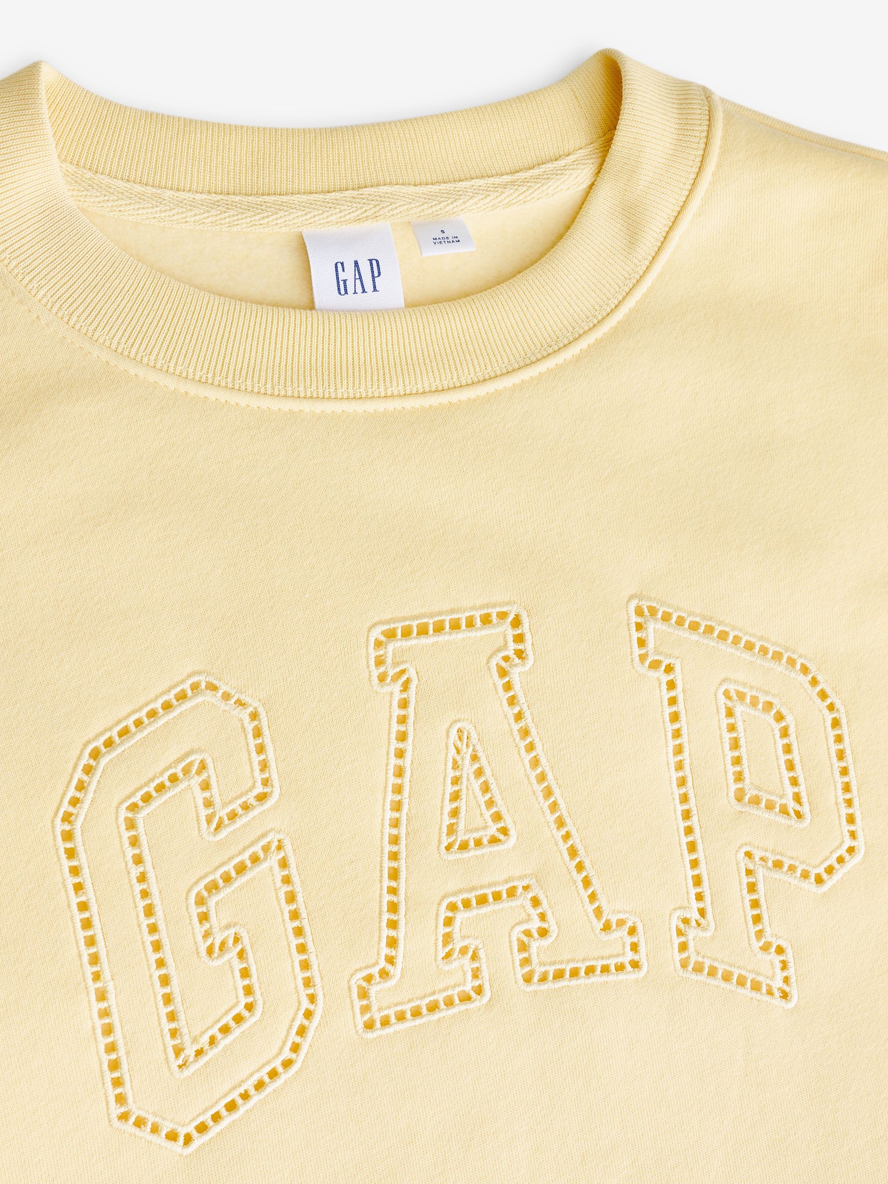 Yellow Logo Fleece Sweatshirt - Image 3 of 3