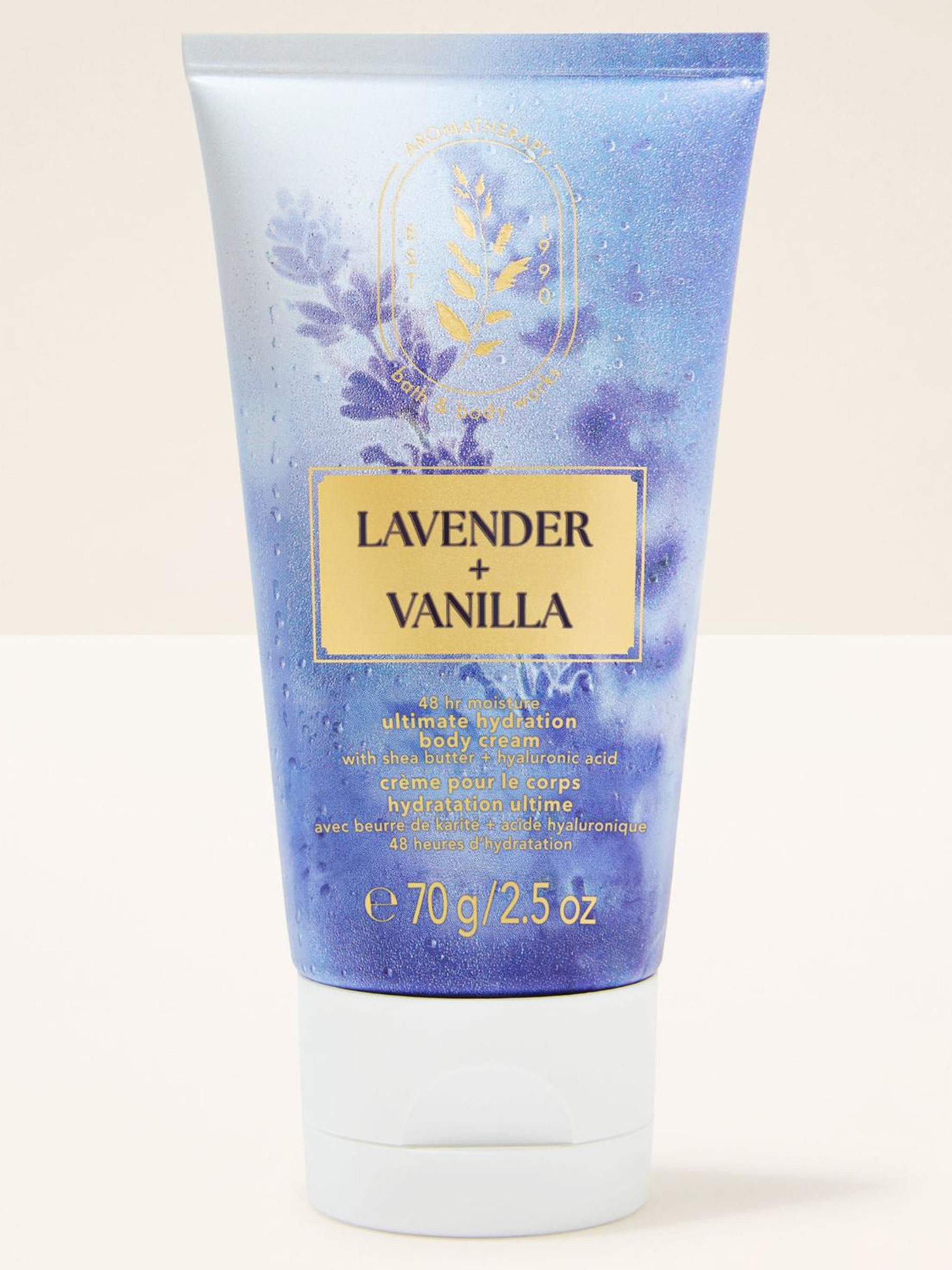 Lavender Vanilla Travel Size Ultimate Hydration Body Cream 70g - Image 1 of 2