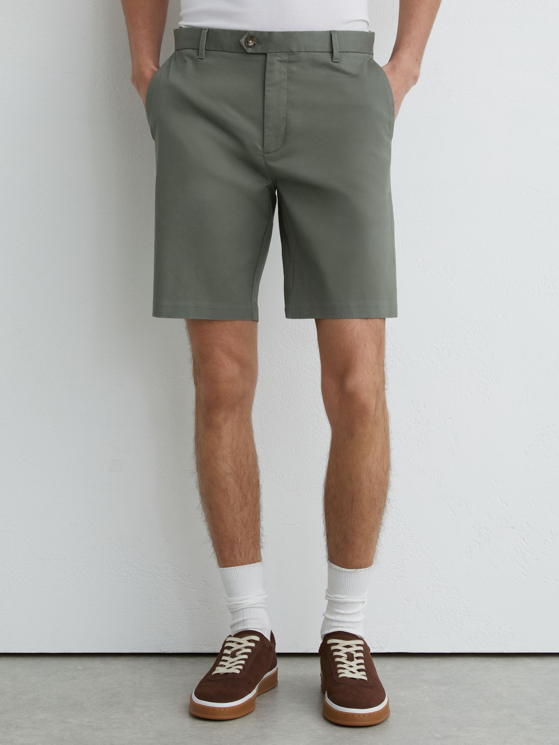 Shorts in Sage Green - Image 3 of 6