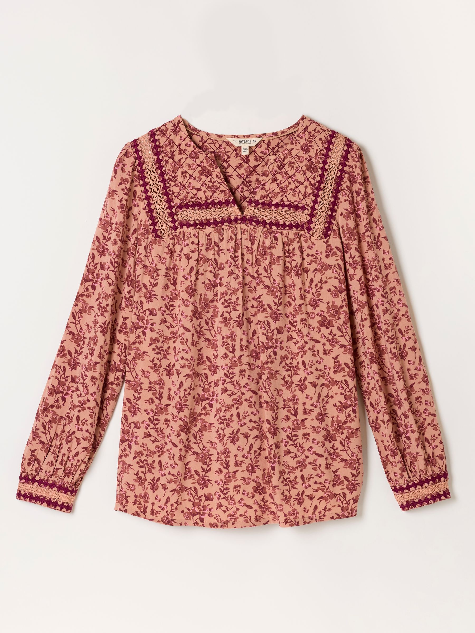Laurel Stone Brush Floral Blouse - Image 7 of 7