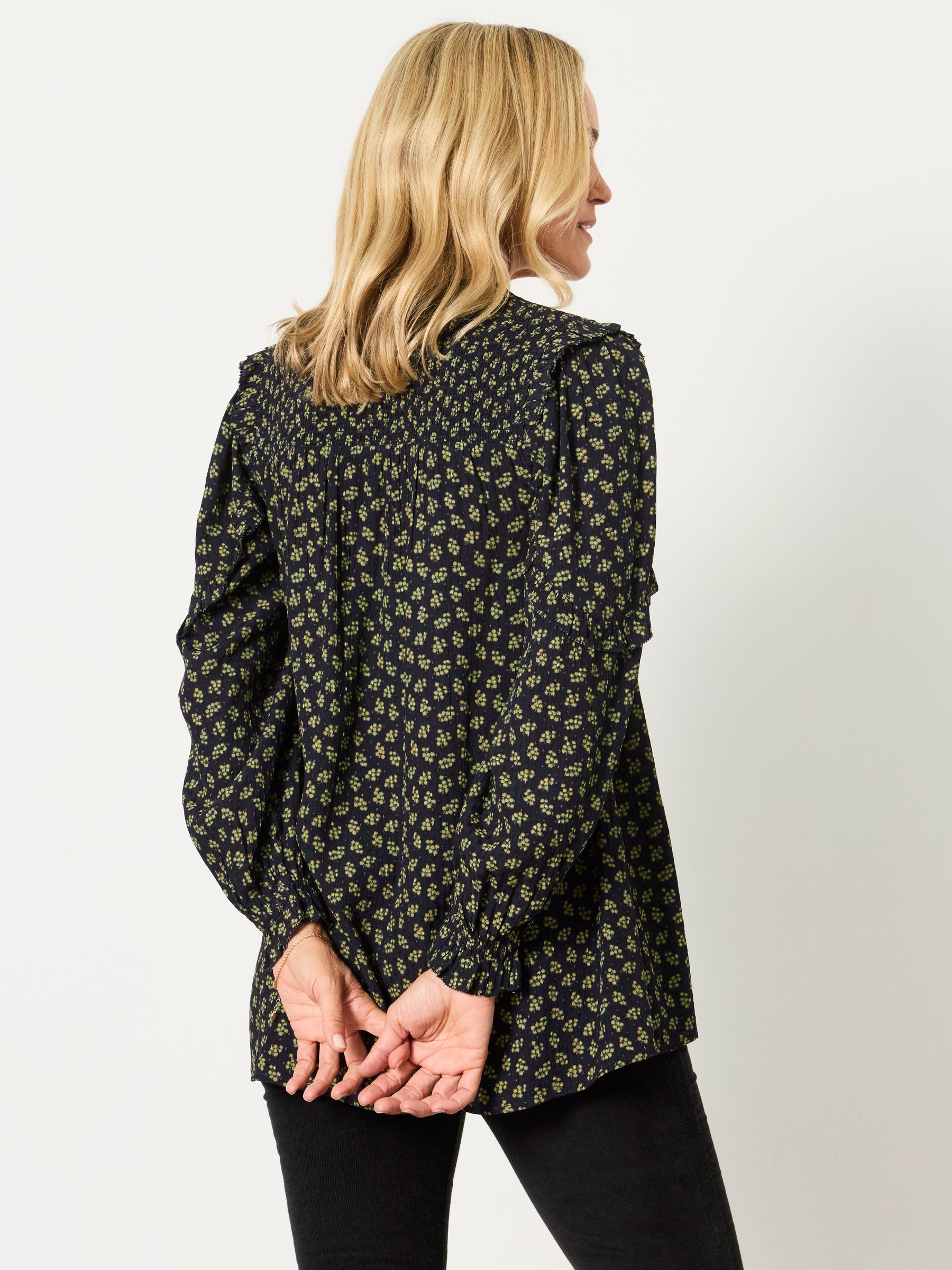 Eddie Navy Autumn Ditsy Tunic - Image 2 of 6