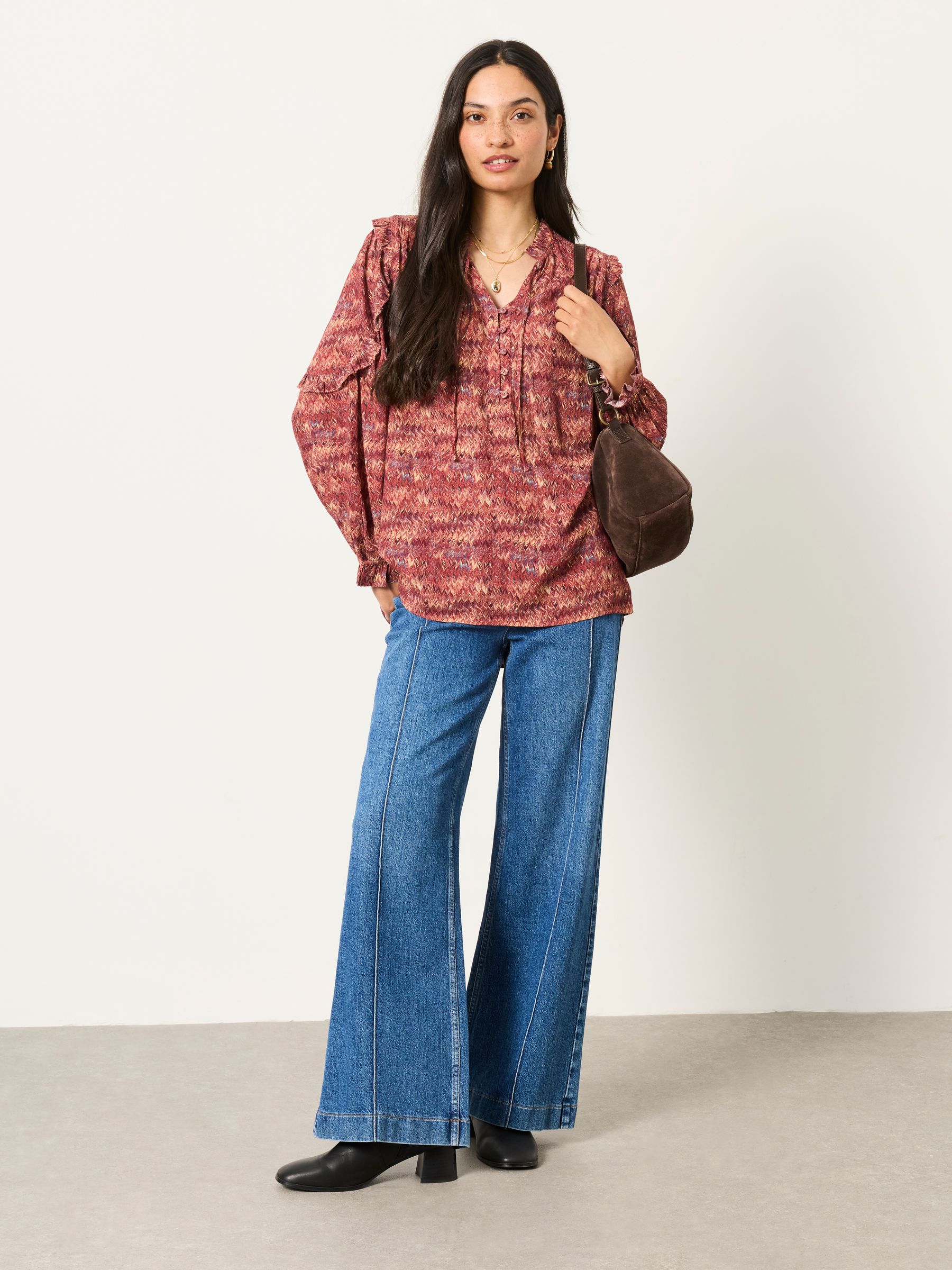 Eddie Dark Purple Marble Tunic - Image 4 of 6
