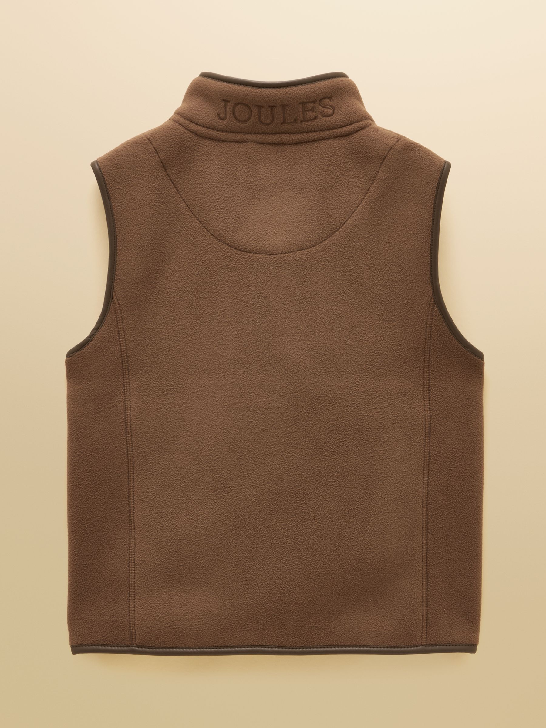 Kids' Heritage Chocolate Brown Fleece Gilet - Image 2 of 6