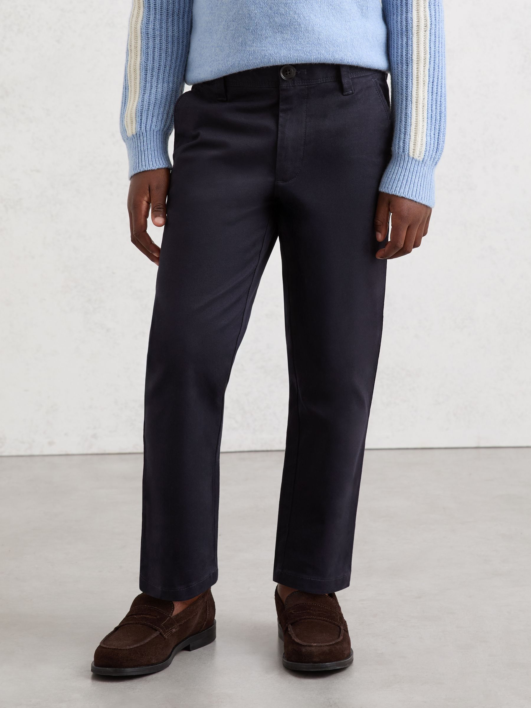 Trousers in Navy - Image 1 of 4