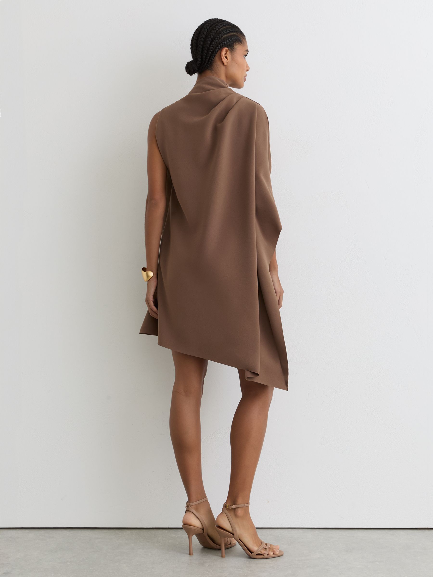Dress in Taupe Brown - Image 5 of 7