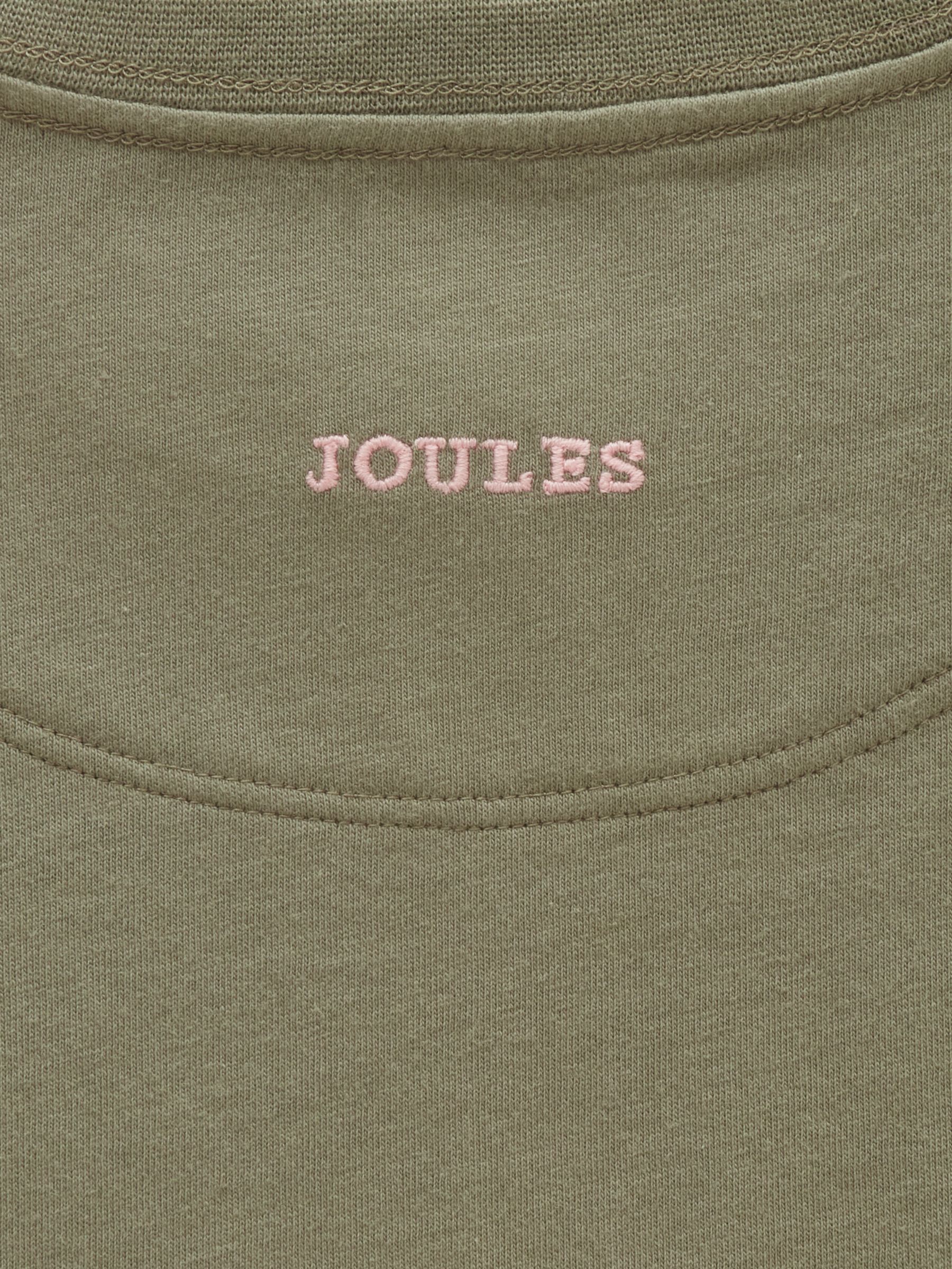 Girls' Ava Khaki Green Applique Long Sleeve Top - Image 4 of 5