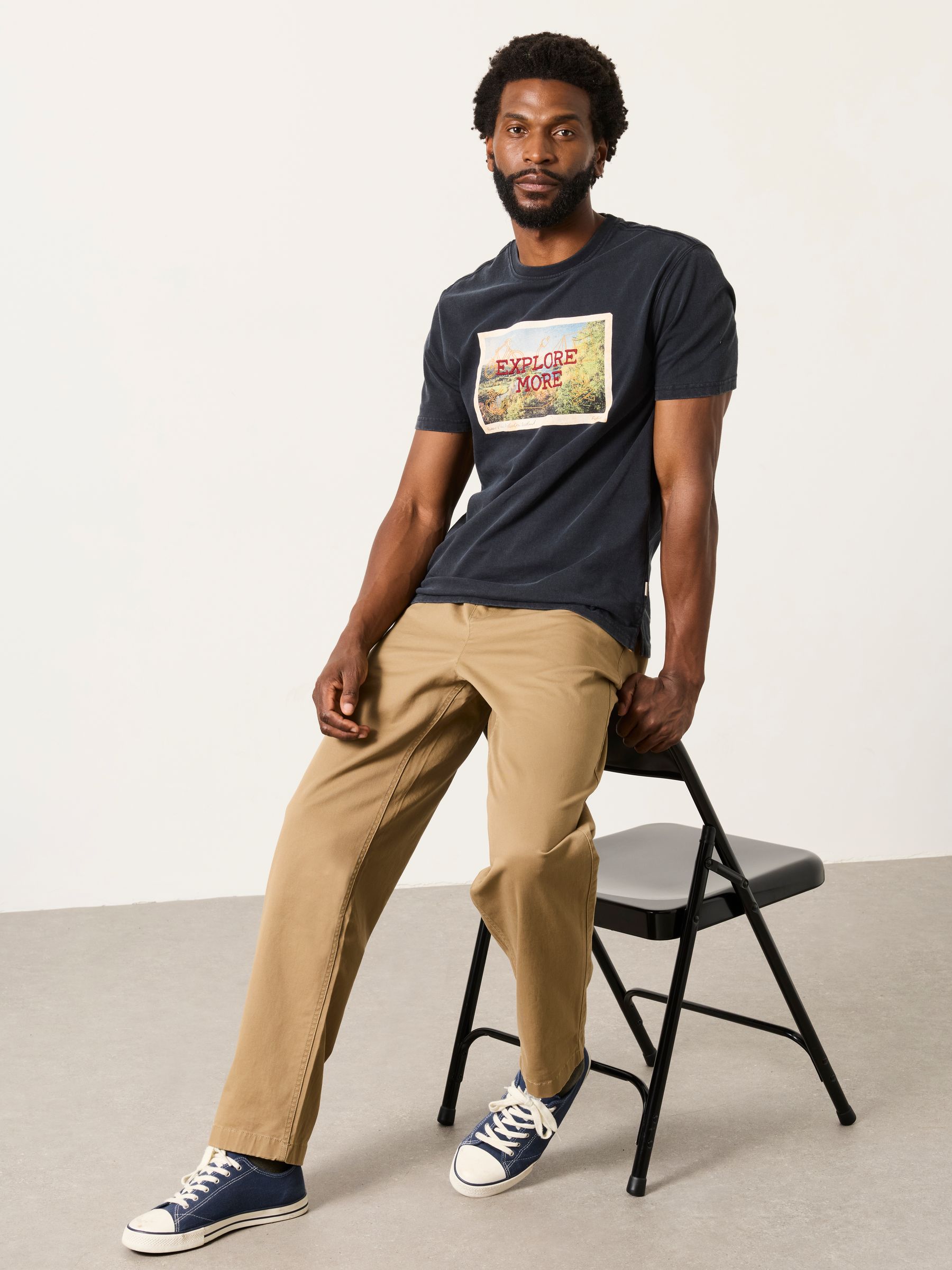 Stone Perth Pleat Front Chinos - Image 4 of 7