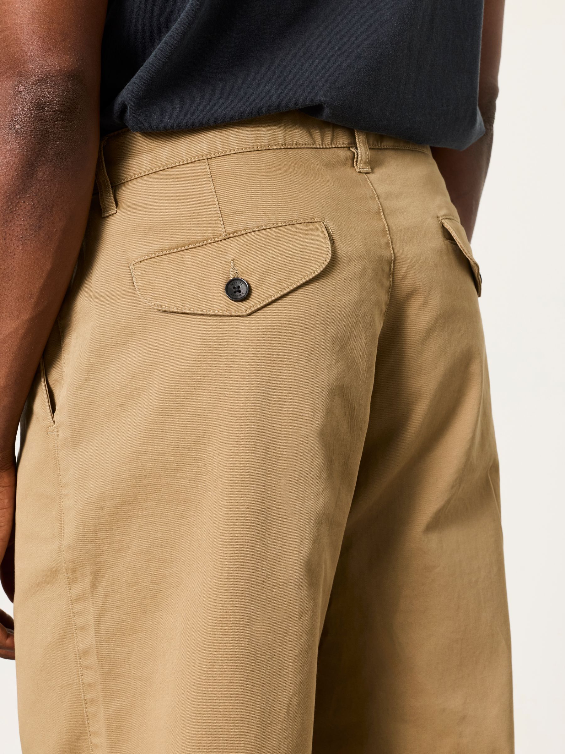 Stone Perth Pleat Front Chinos - Image 6 of 7
