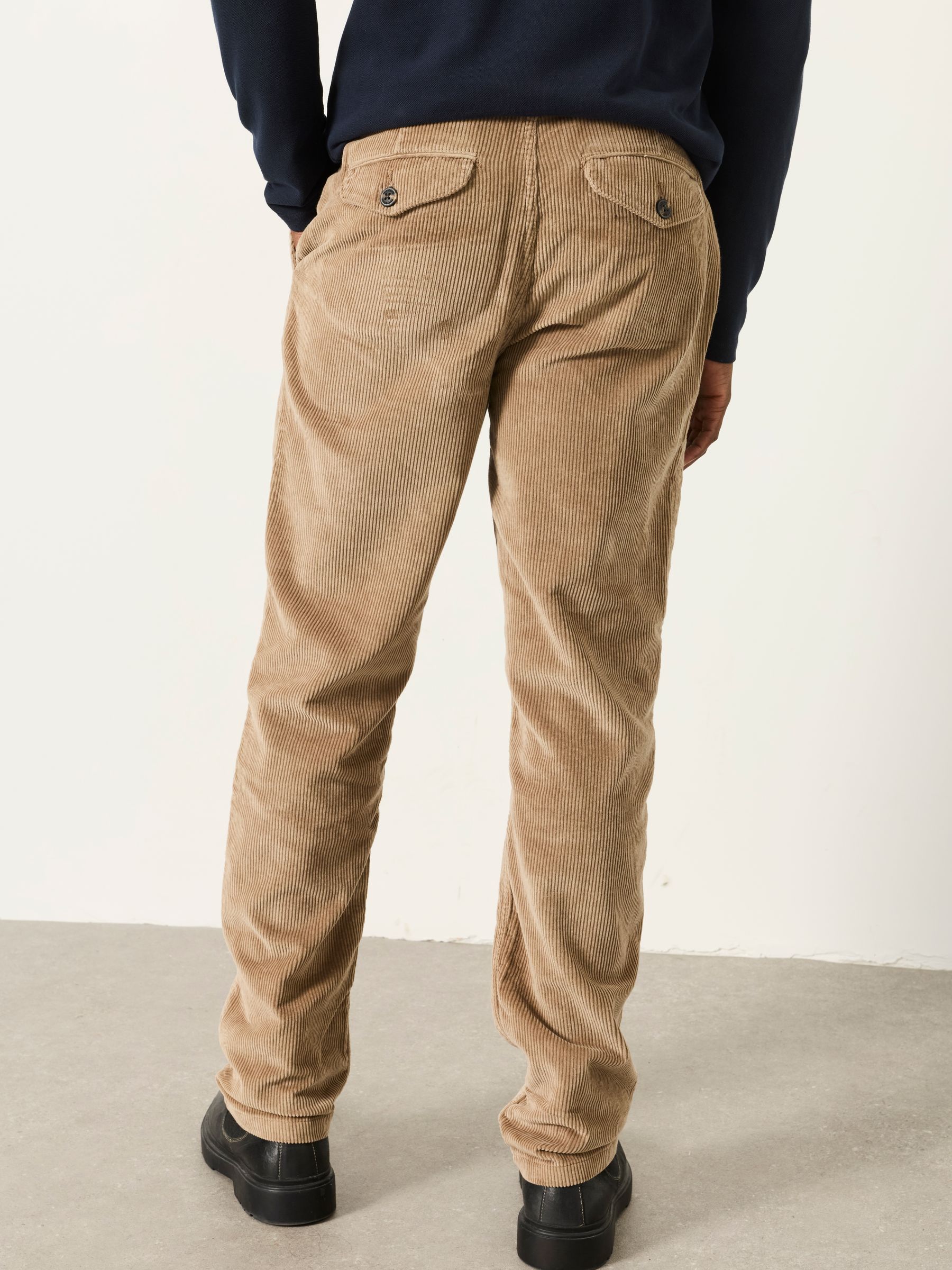 Natural Cord Straight Fit Trousers - Image 2 of 6 Natural Cord Straight Fit Trousers - Image 2 of 6