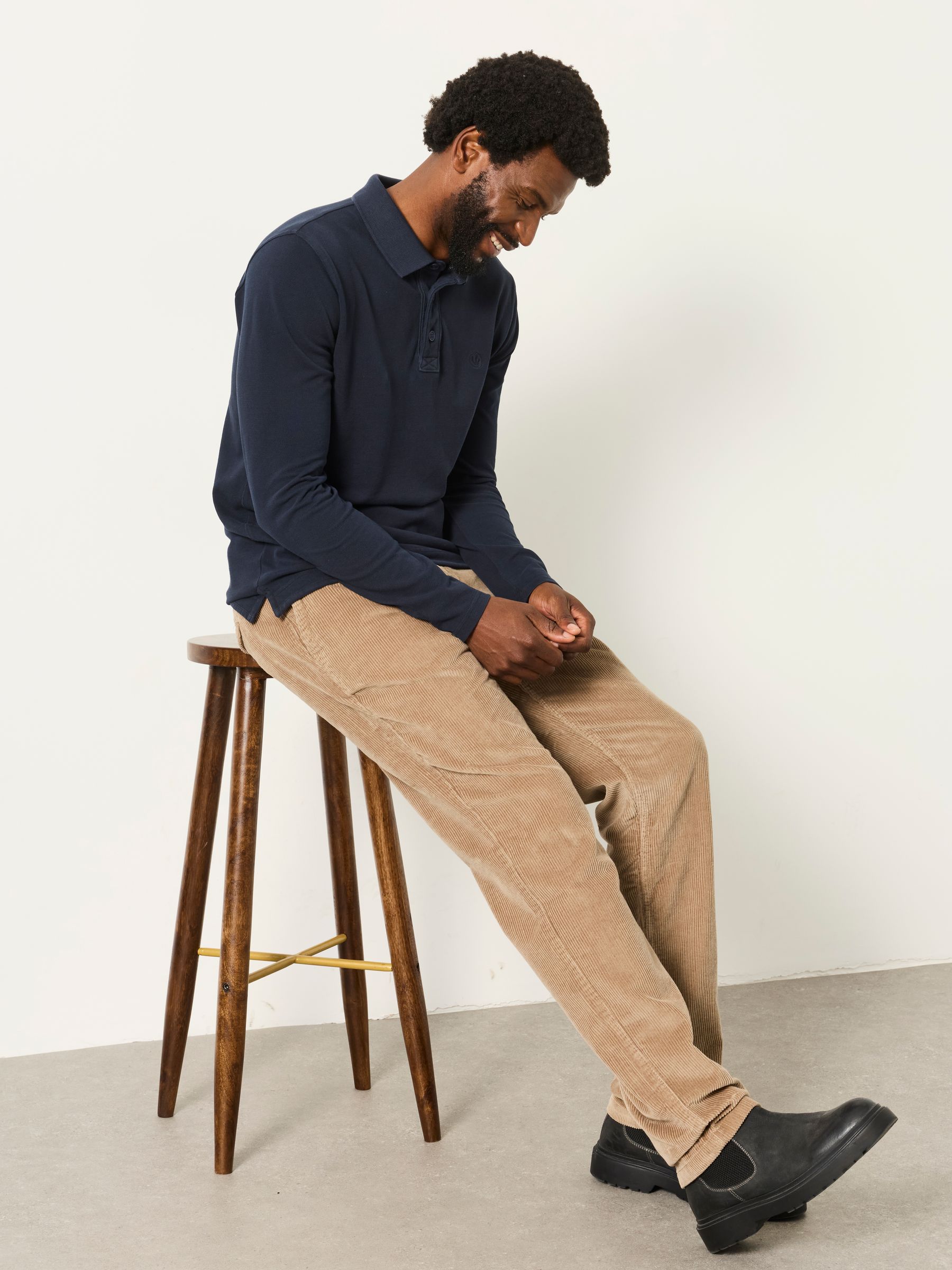 Natural Cord Straight Fit Trousers - Image 5 of 6