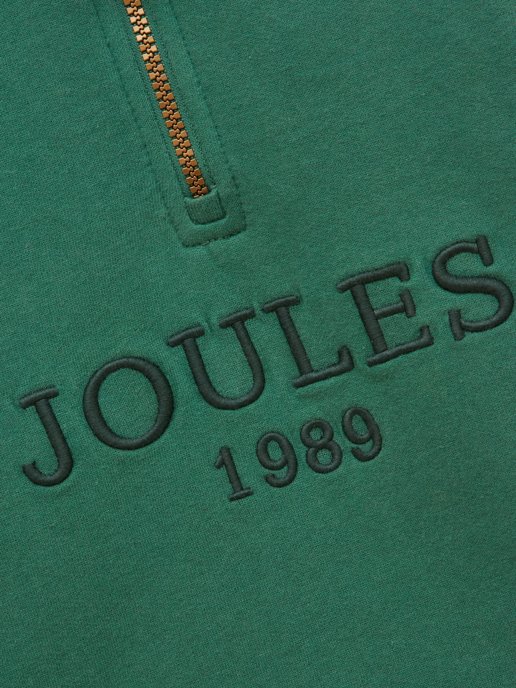 Green Kids' Branded Quarter Zip Sweat - Image 3 of 5