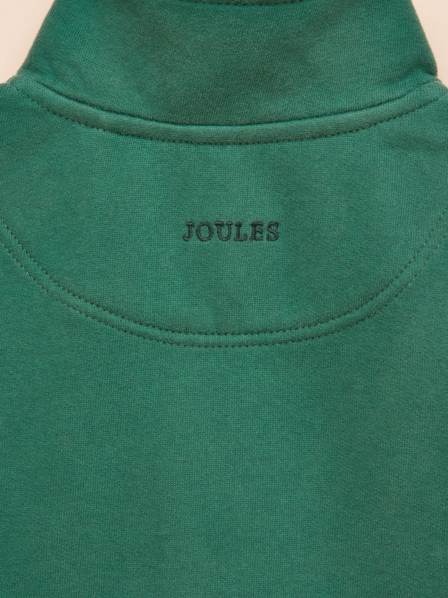 Green Kids' Branded Quarter Zip Sweat - Image 5 of 5 Green Kids' Branded Quarter Zip Sweat - Image 5 of 5