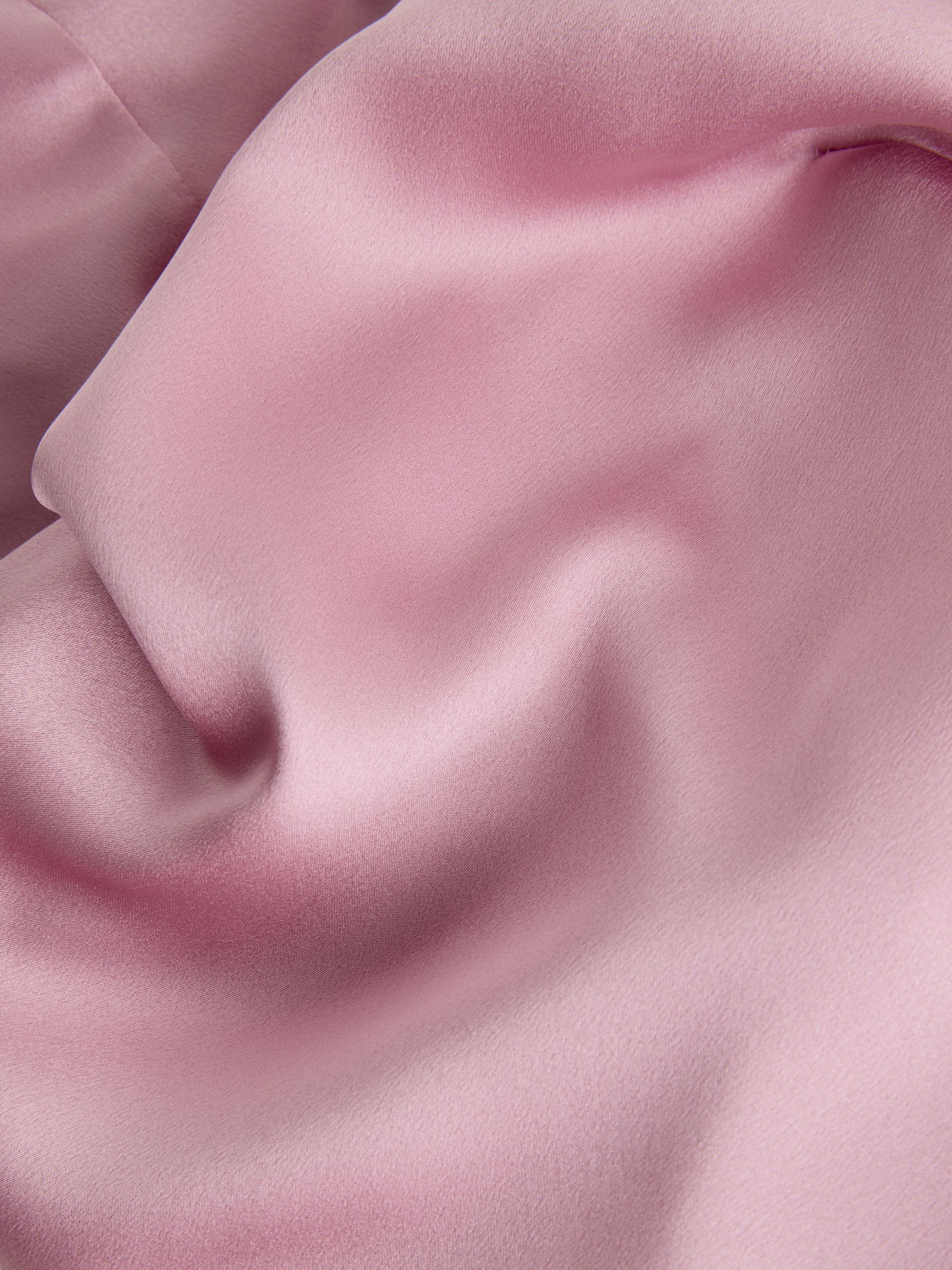 Dusk Rose Pink Shine Satin Strappy Back Slip - Image 2 of 3