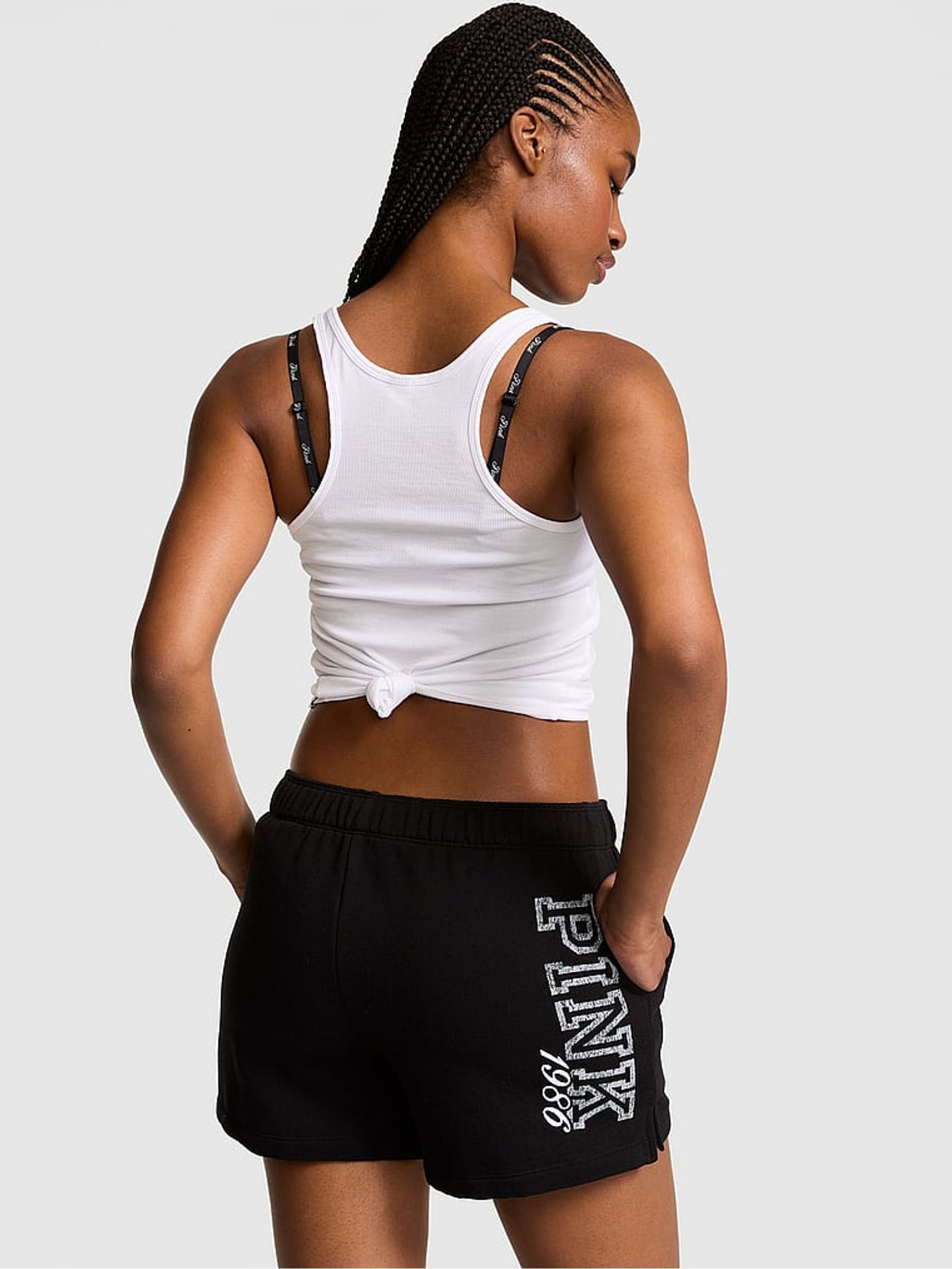 Black Fleece Shorts - Image 2 of 2 Black Fleece Shorts - Image 2 of 2