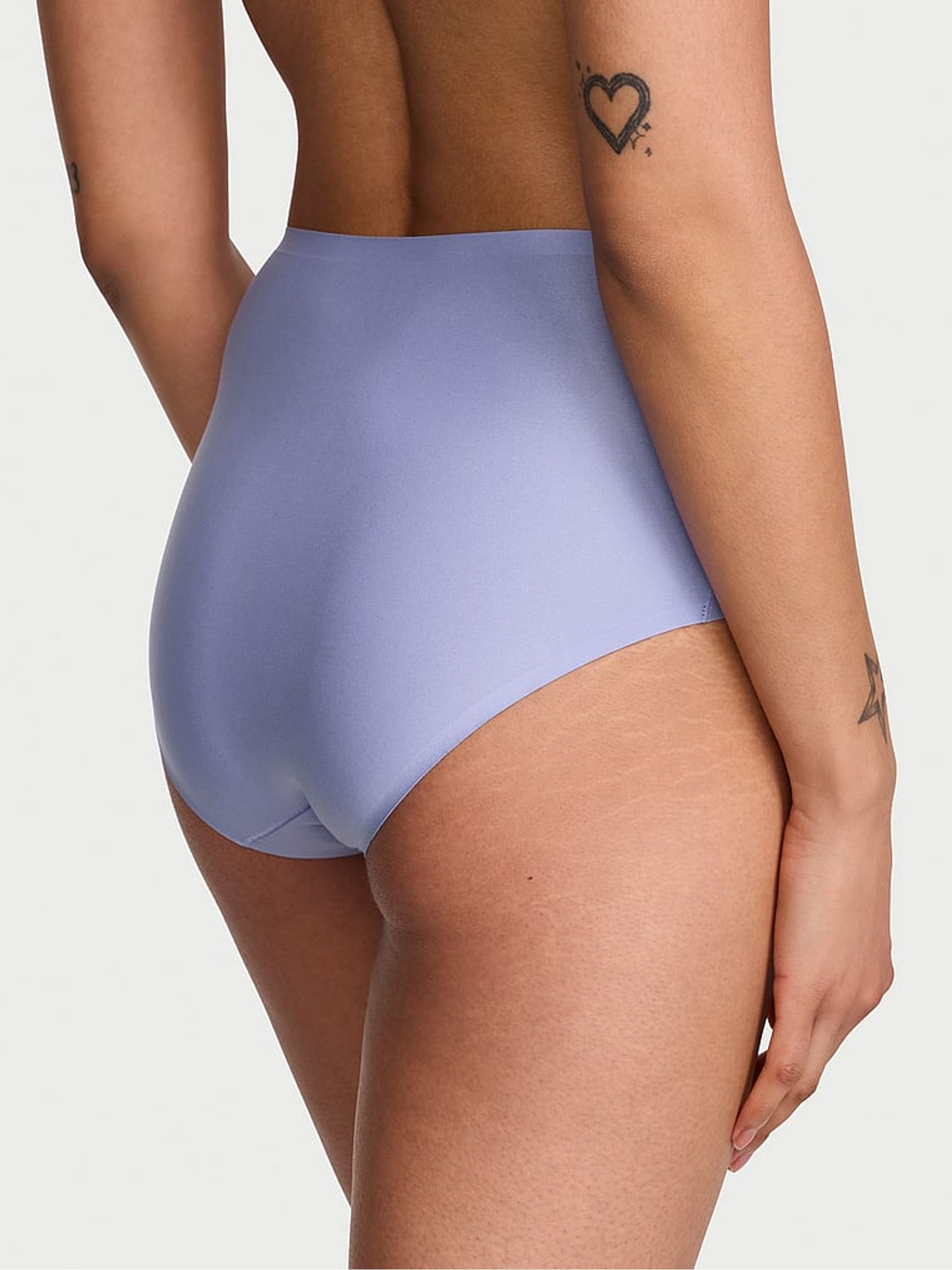 Light Lavender Purple Brief Mid-Rise Knicker - Image 2 of 2