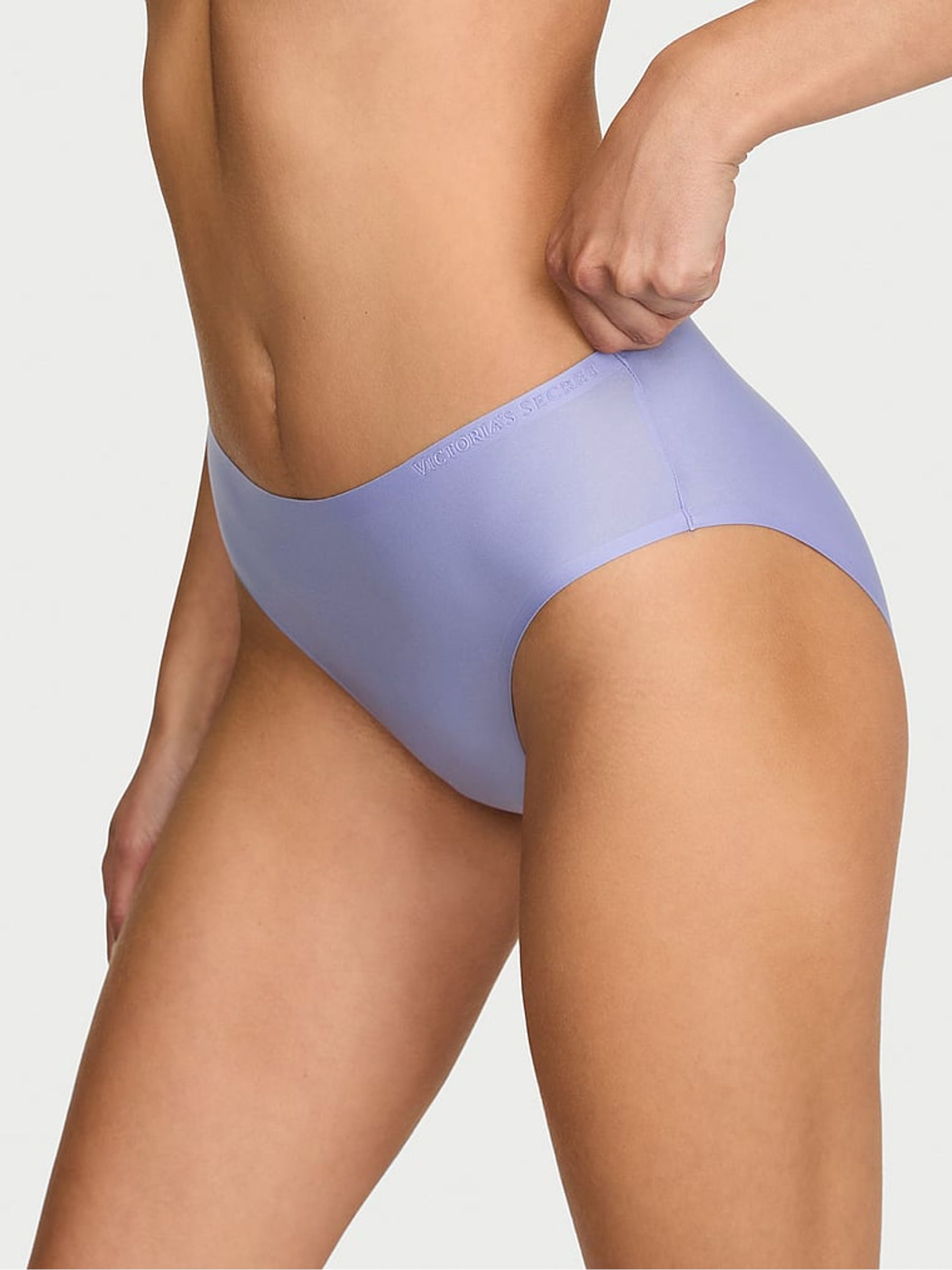 Light Lavender Purple Bikini Mid-Rise Knicker - Image 1 of 2