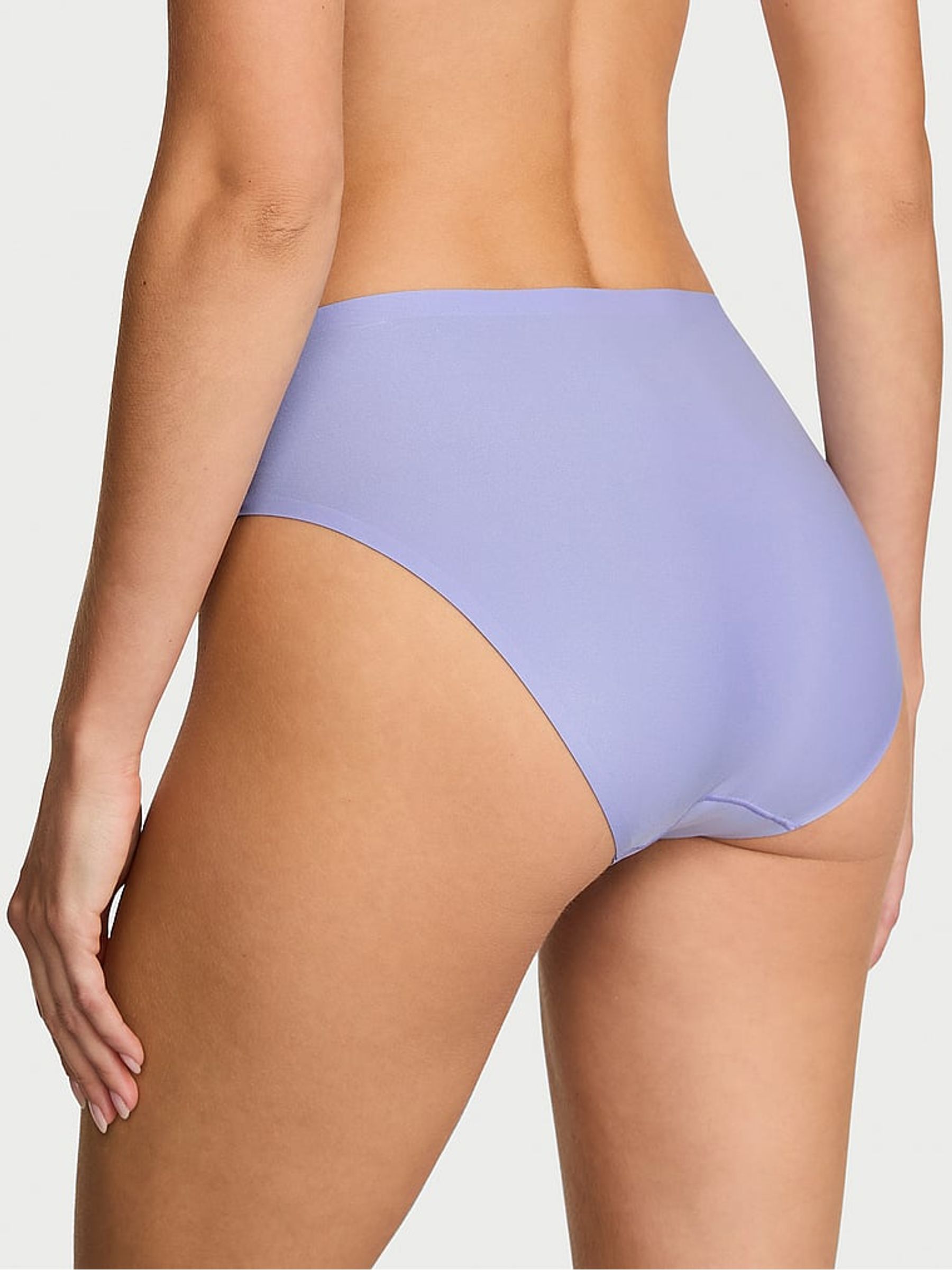 Light Lavender Purple Bikini Mid-Rise Knicker - Image 2 of 2