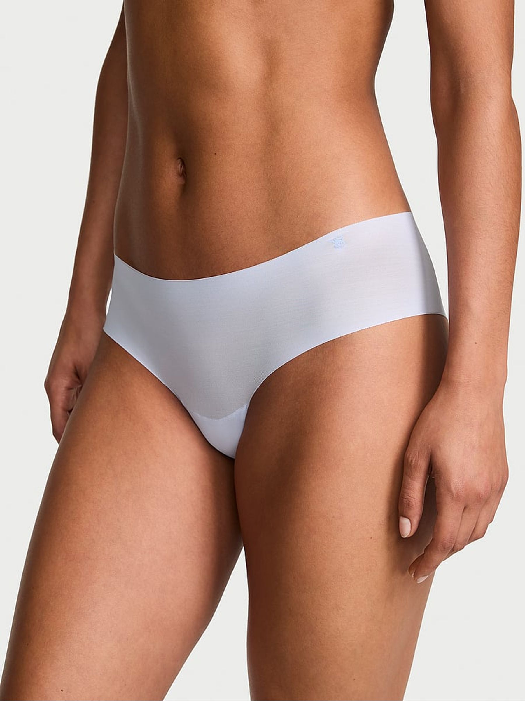 Belle Flower Blue Cheeky Mesh Knickers - Image 1 of 2