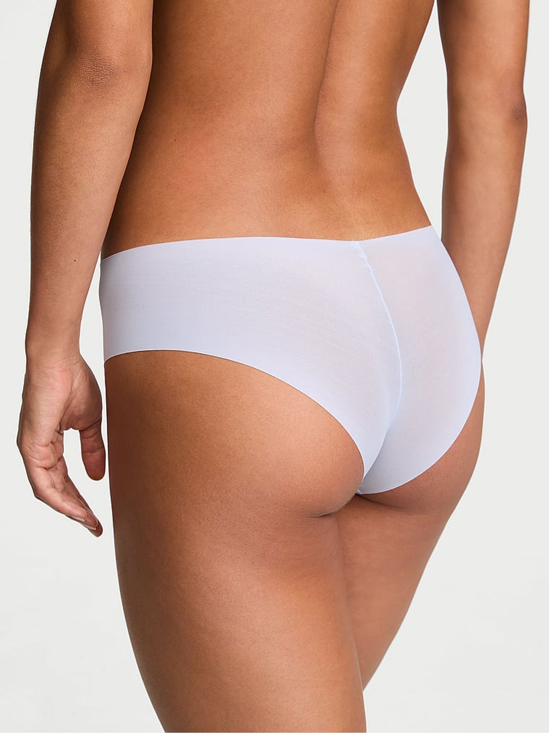 Belle Flower Blue Cheeky Mesh Knickers - Image 2 of 2