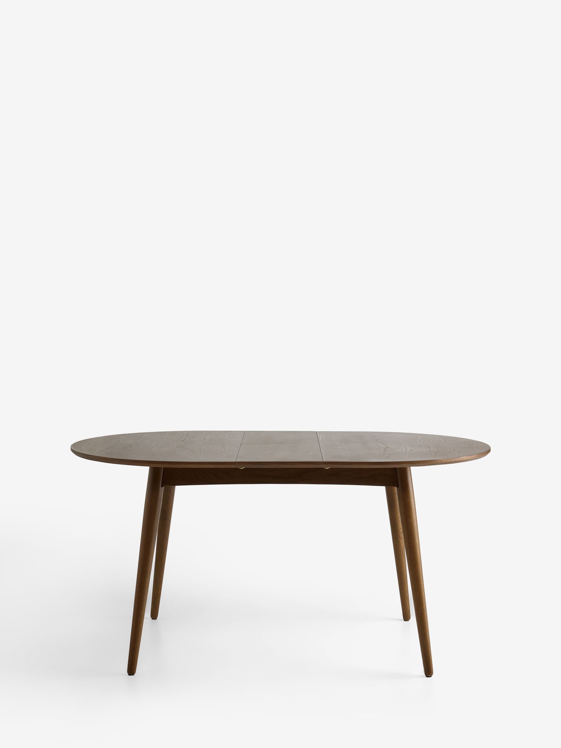 Deauville 4 to 6 Seater Oval Extending Dining Table in Dark Stain - Image 6 of 7