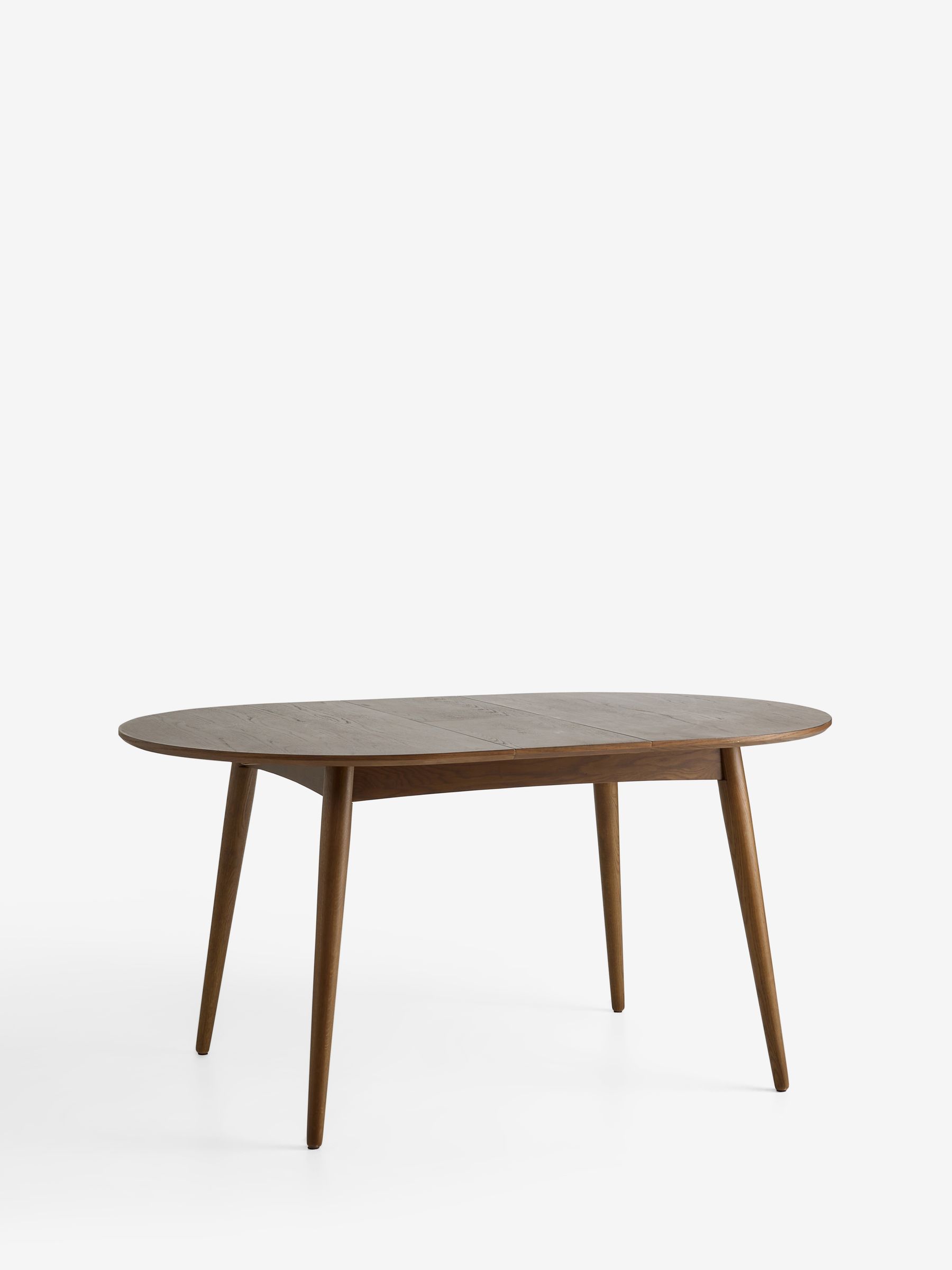 Deauville 4 to 6 Seater Oval Extending Dining Table in Dark Stain - Image 7 of 7