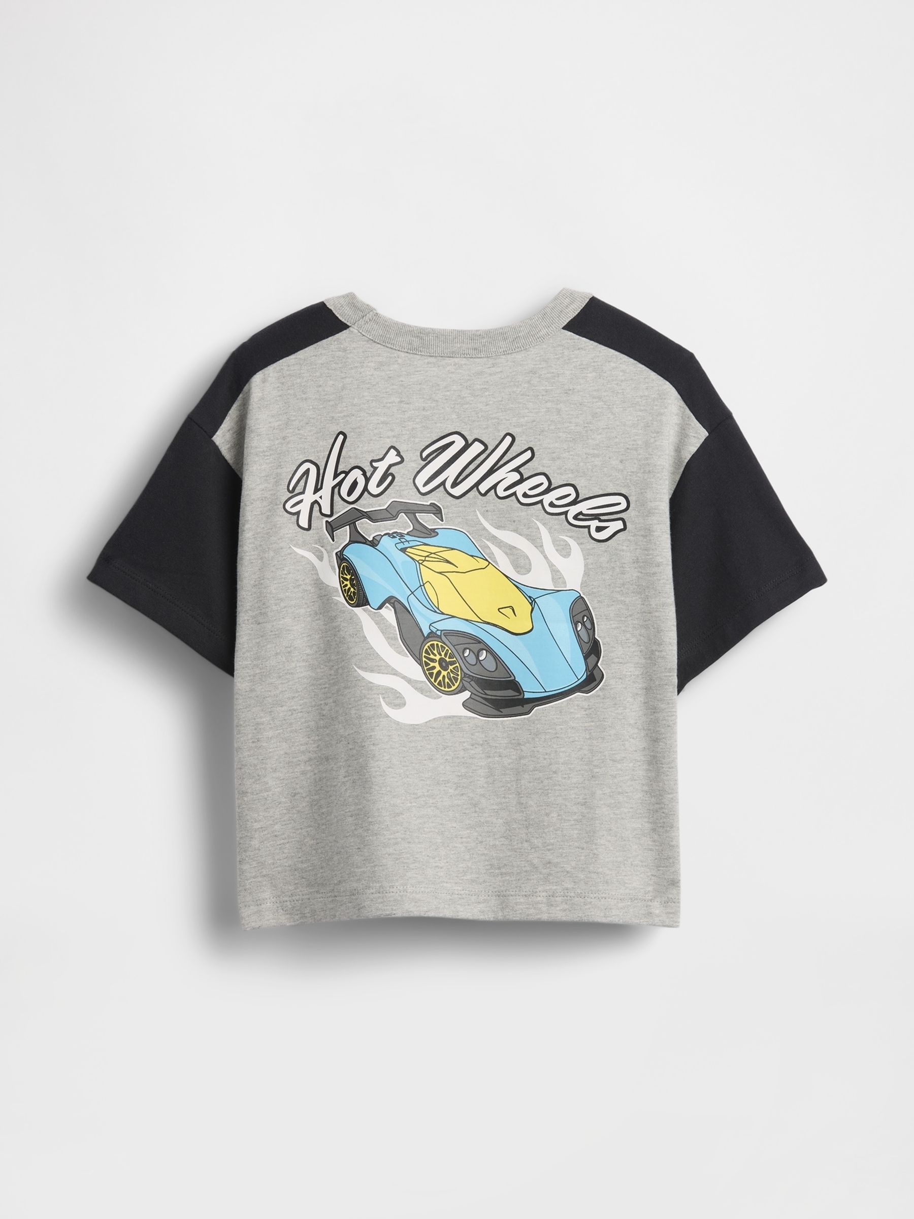 Grey Hot Wheels Graphic Logo T-Shirt - Image 2 of 2