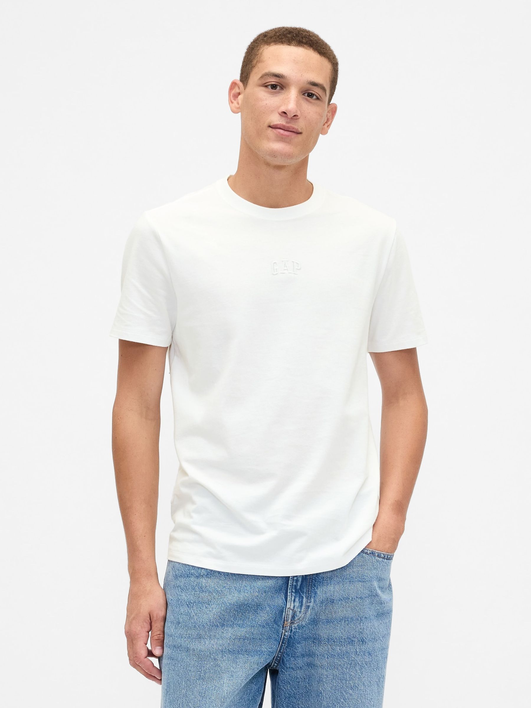 White Everyday Soft Mini Logo T-Shirt - Image 1 of 4