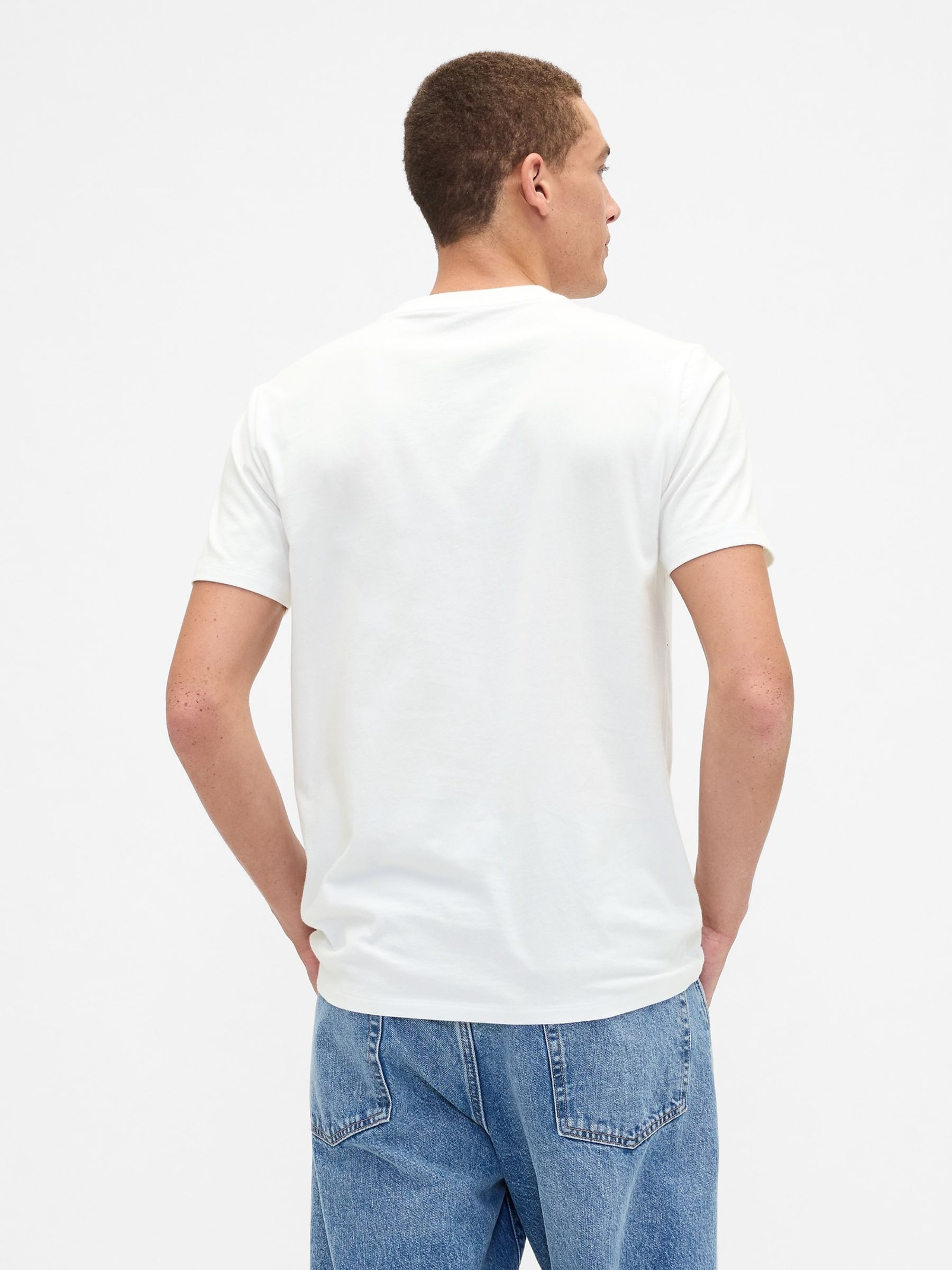 White Everyday Soft Mini Logo T-Shirt - Image 2 of 4