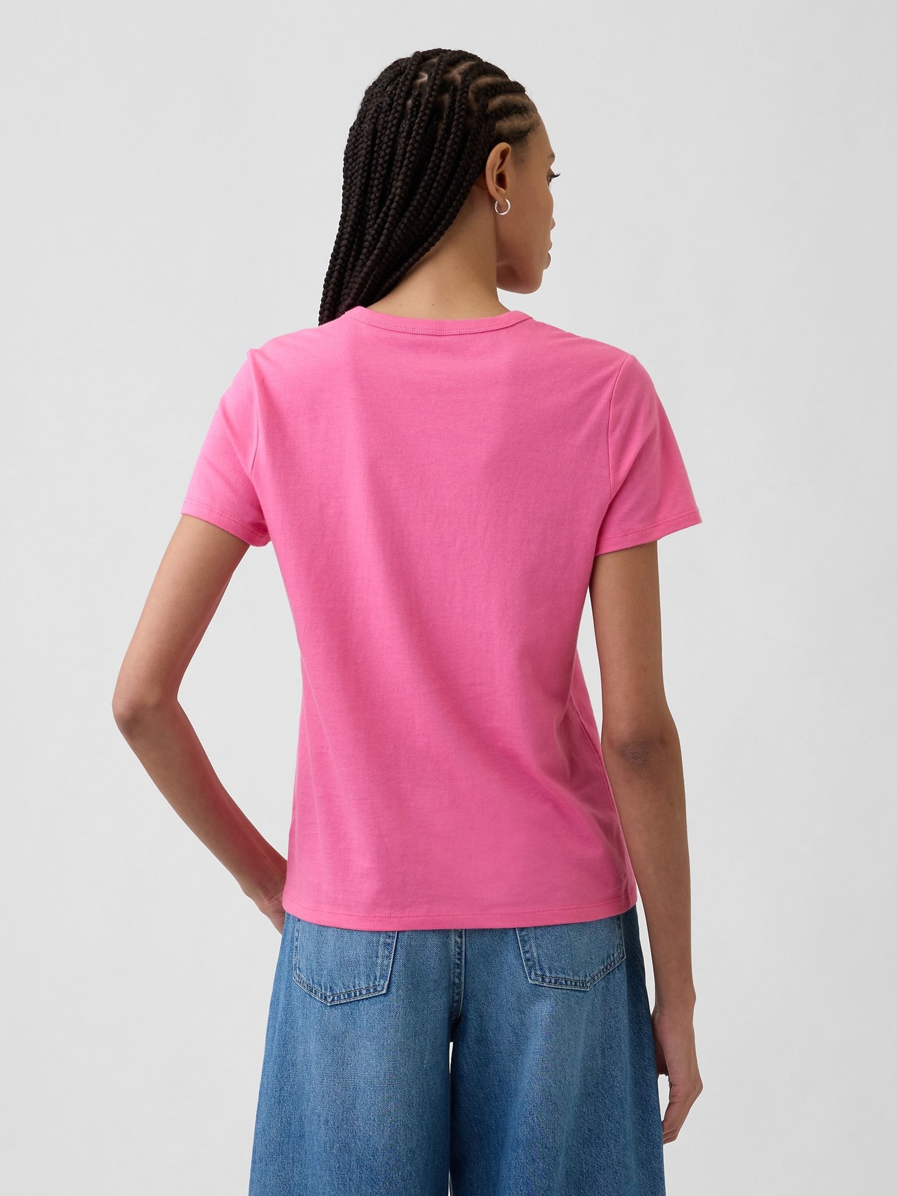 Favourite Pink Crew Neck T-Shirt - Image 2 of 5
