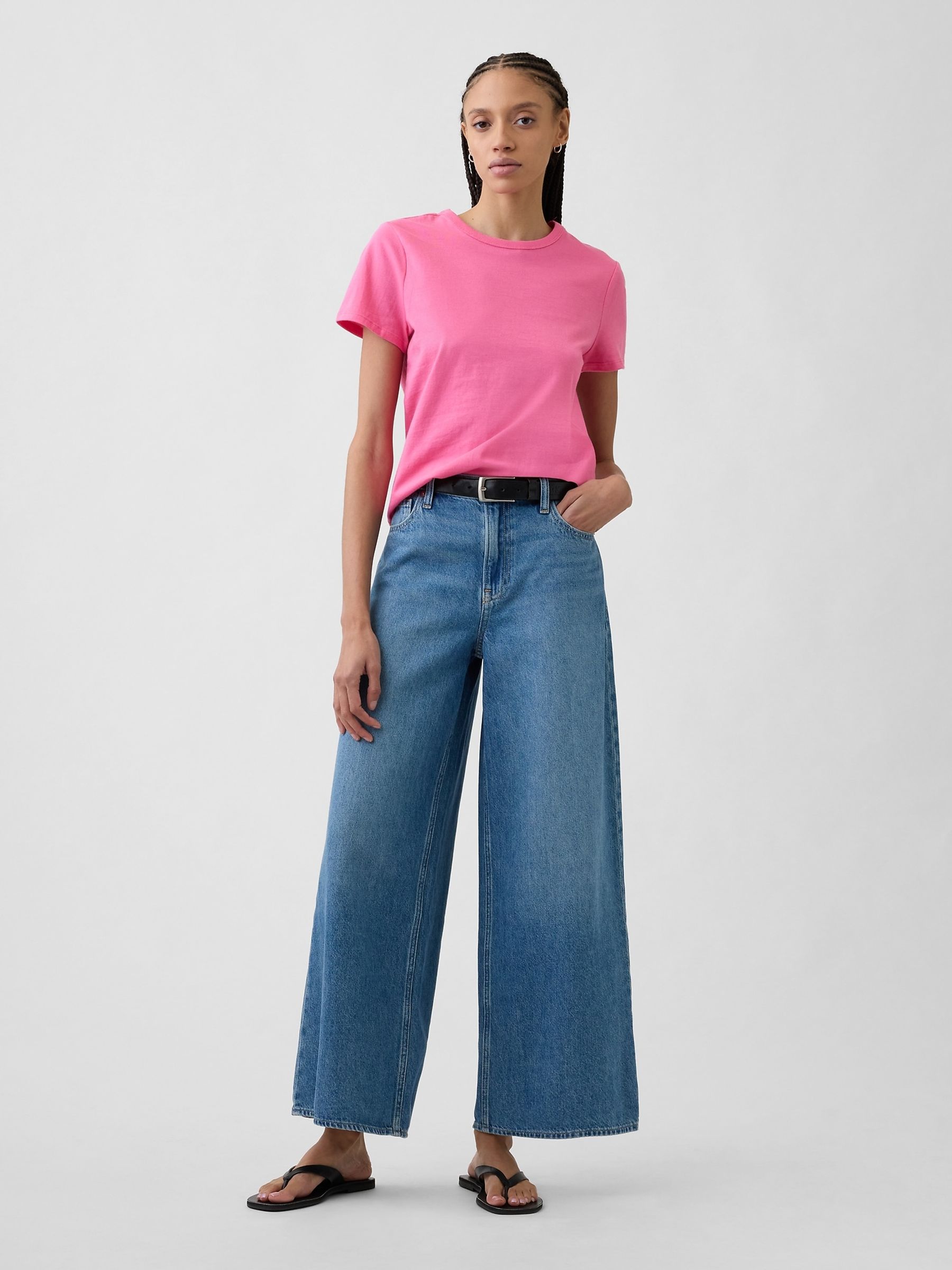 Favourite Pink Crew Neck T-Shirt - Image 3 of 5