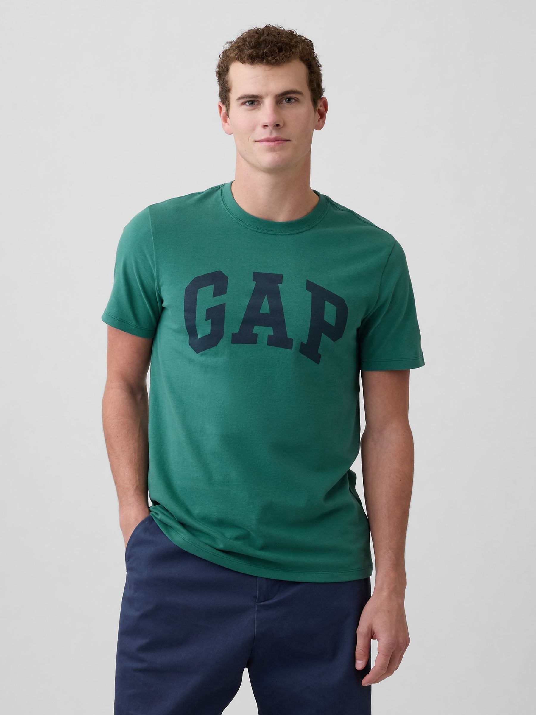 Green Everyday Soft Logo T-Shirt - Image 1 of 5 Green Everyday Soft Logo T-Shirt - Image 1 of 5