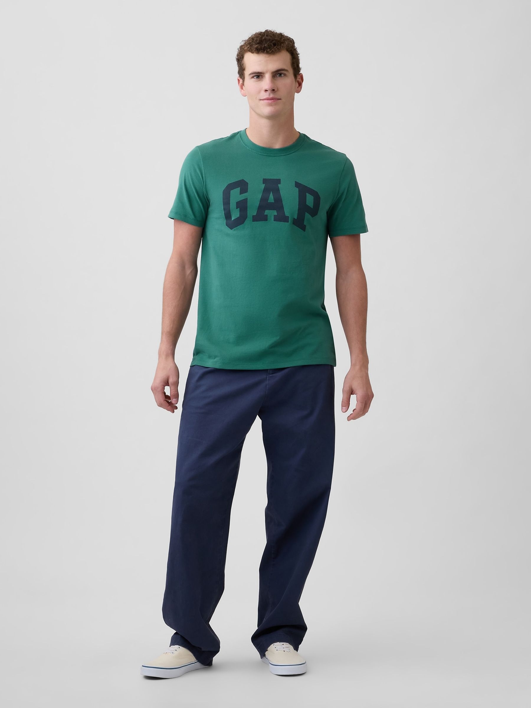 Green Everyday Soft Logo T-Shirt - Image 3 of 5