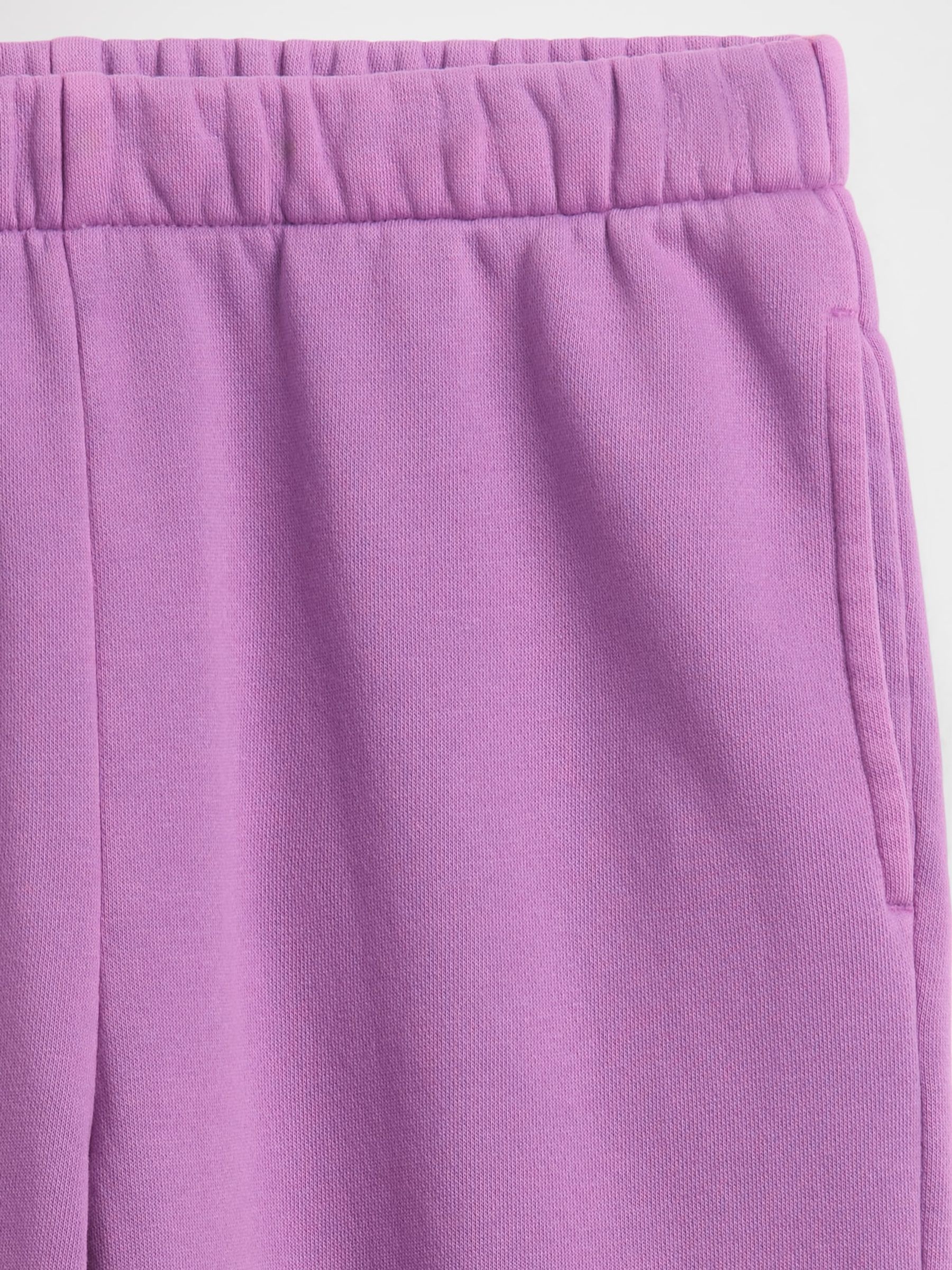 Purple Relaxed Fleece Joggers (4-13yrs) - Image 3 of 3