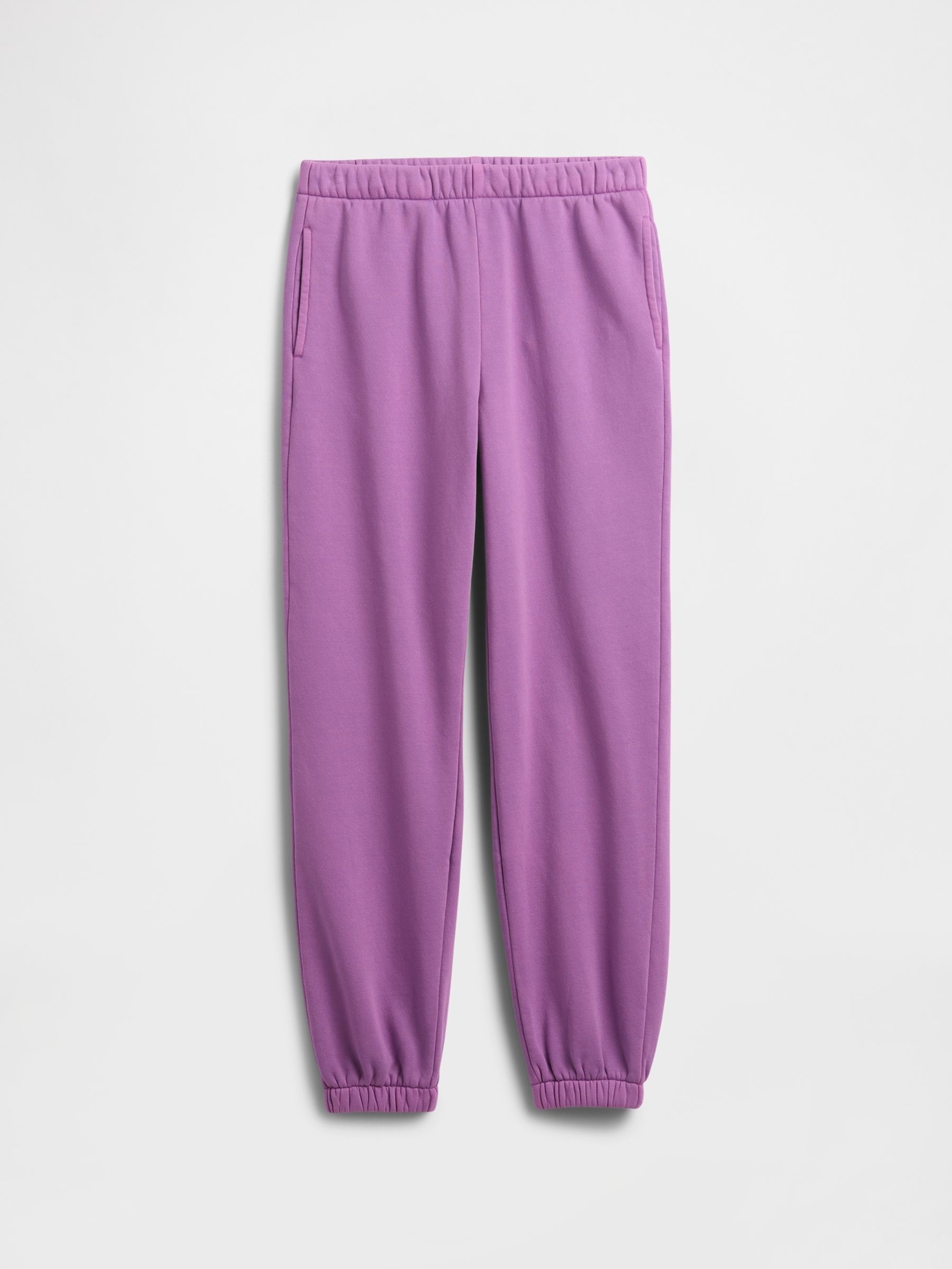 Purple Relaxed Fleece Joggers (4-13yrs) - Image 6 of 8