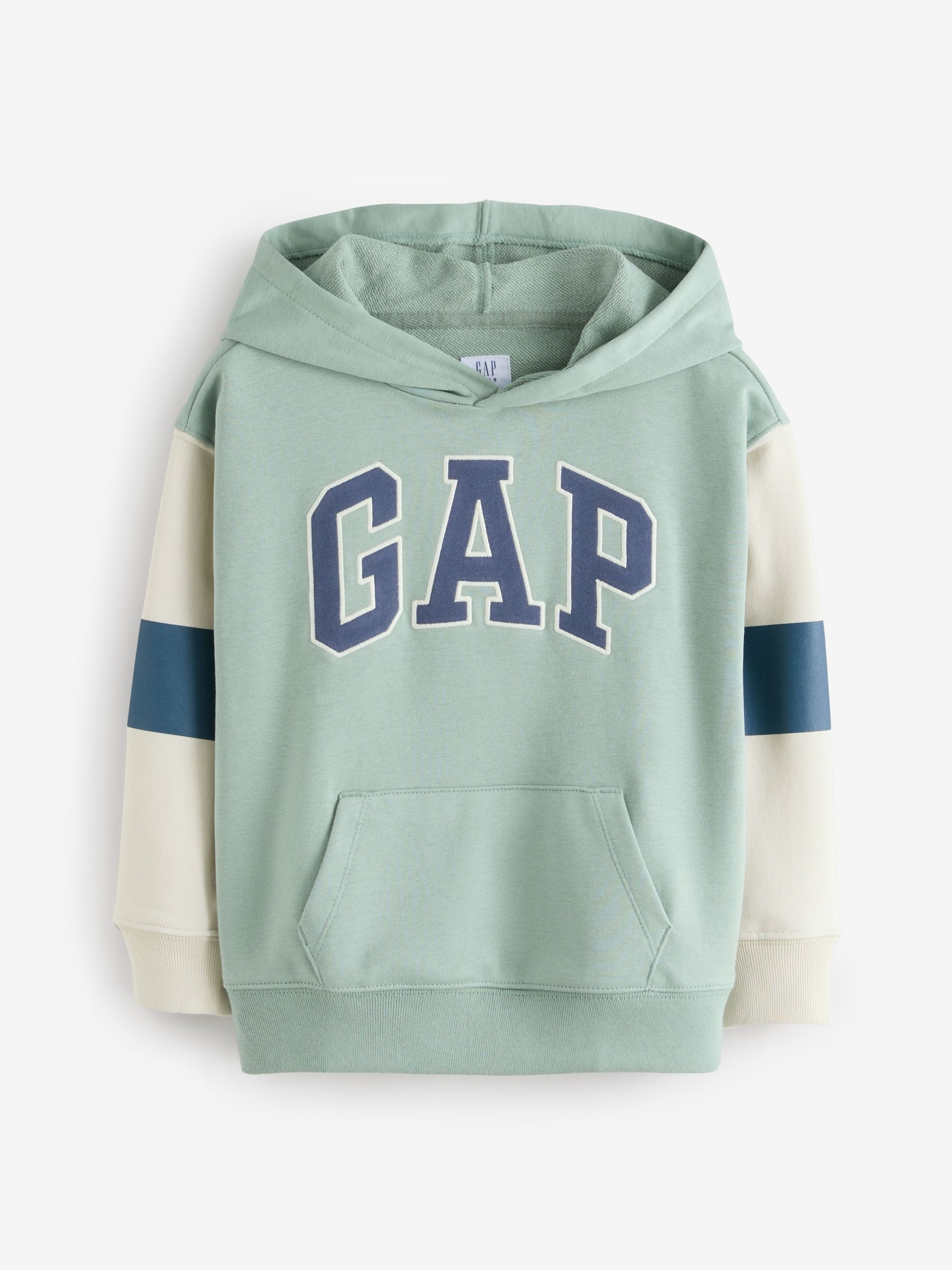 Green Kids Relaxed Gap Logo French Terry Hoodie - Image 1 of 5