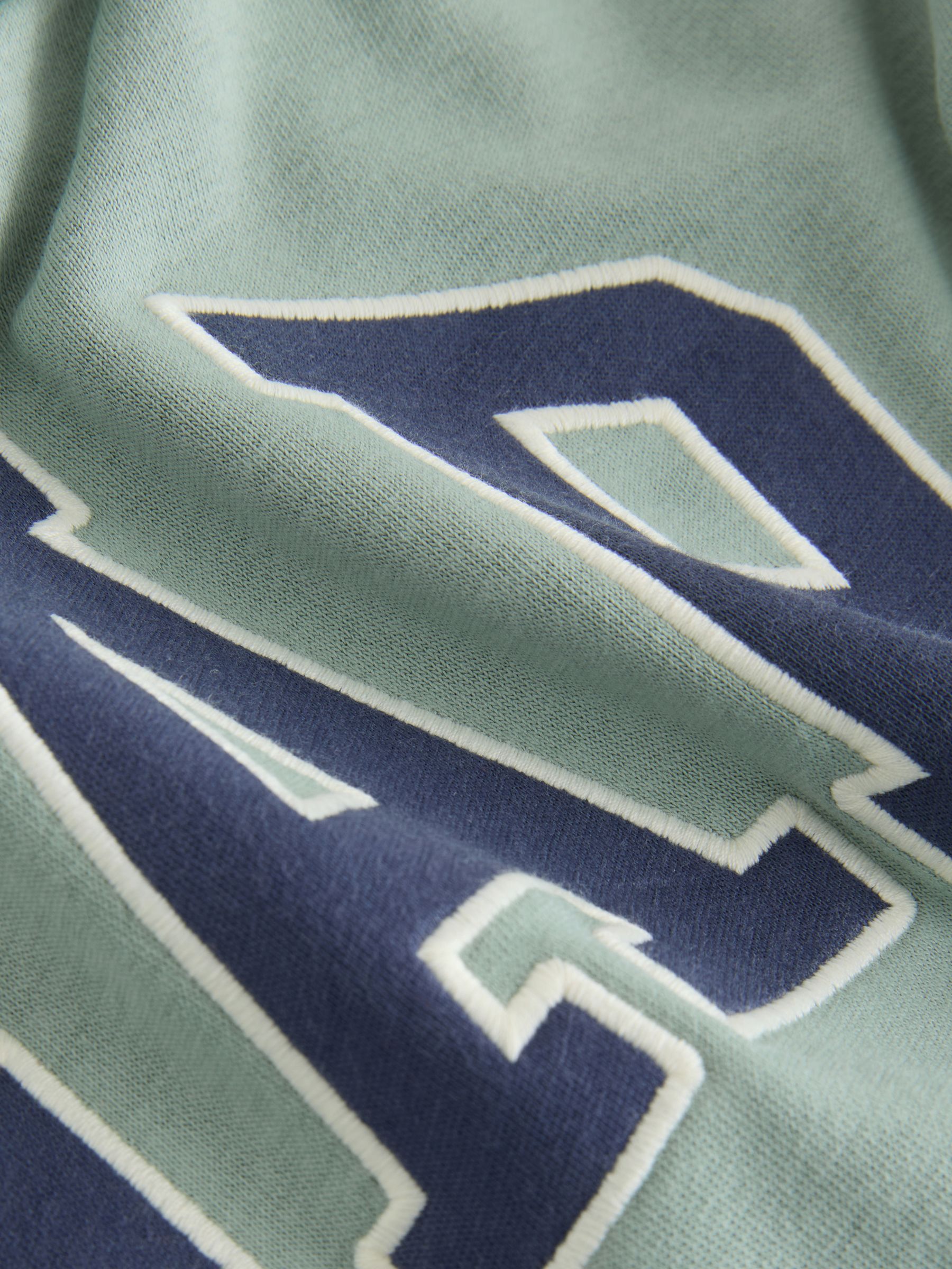 Green Kids Relaxed Gap Logo French Terry Hoodie - Image 3 of 5