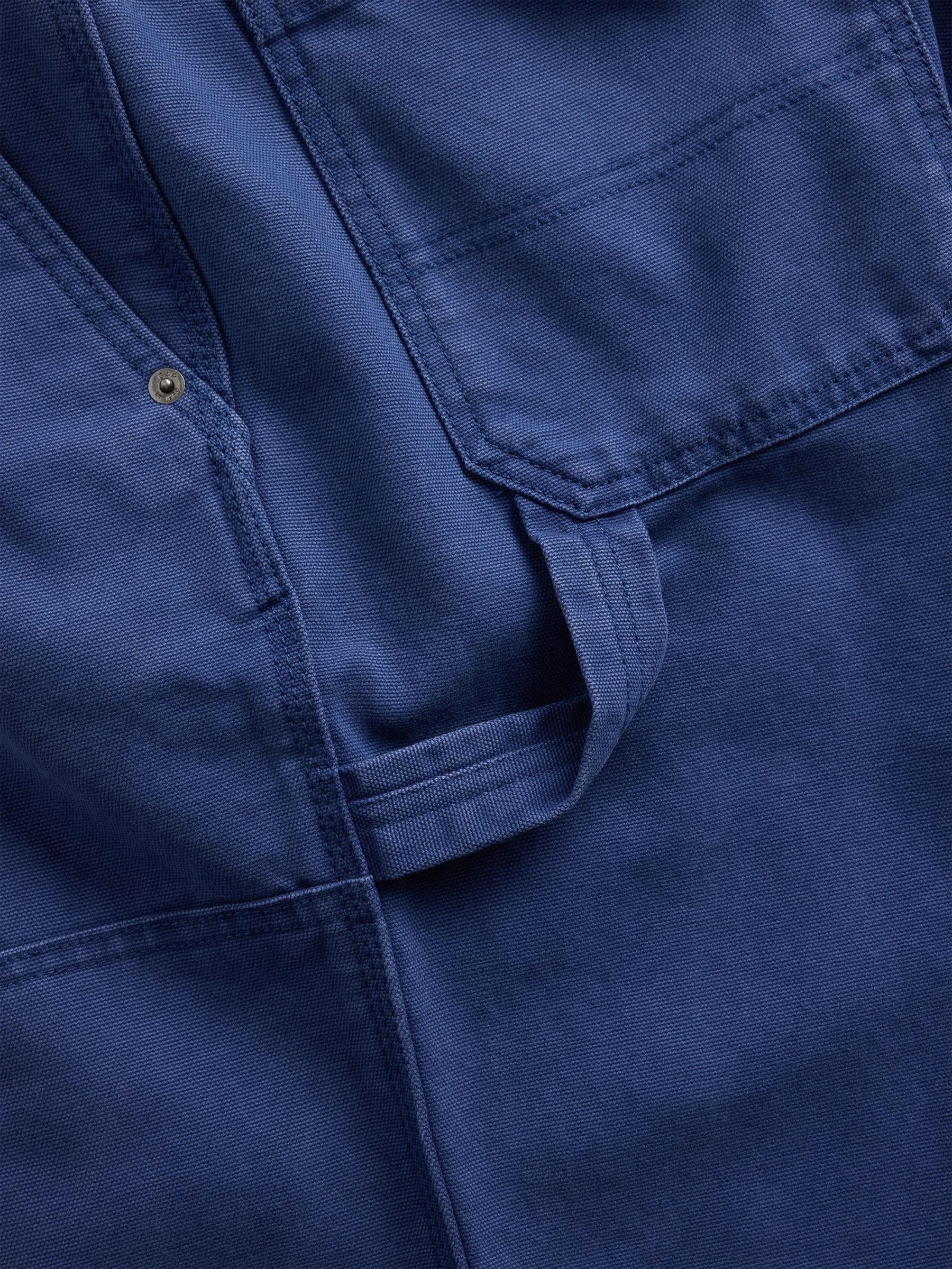 Blue 90s Loose Canvas Double-Knee Carpenter Trousers - Image 5 of 5 Blue 90s Loose Canvas Double-Knee Carpenter Trousers - Image 5 of 5