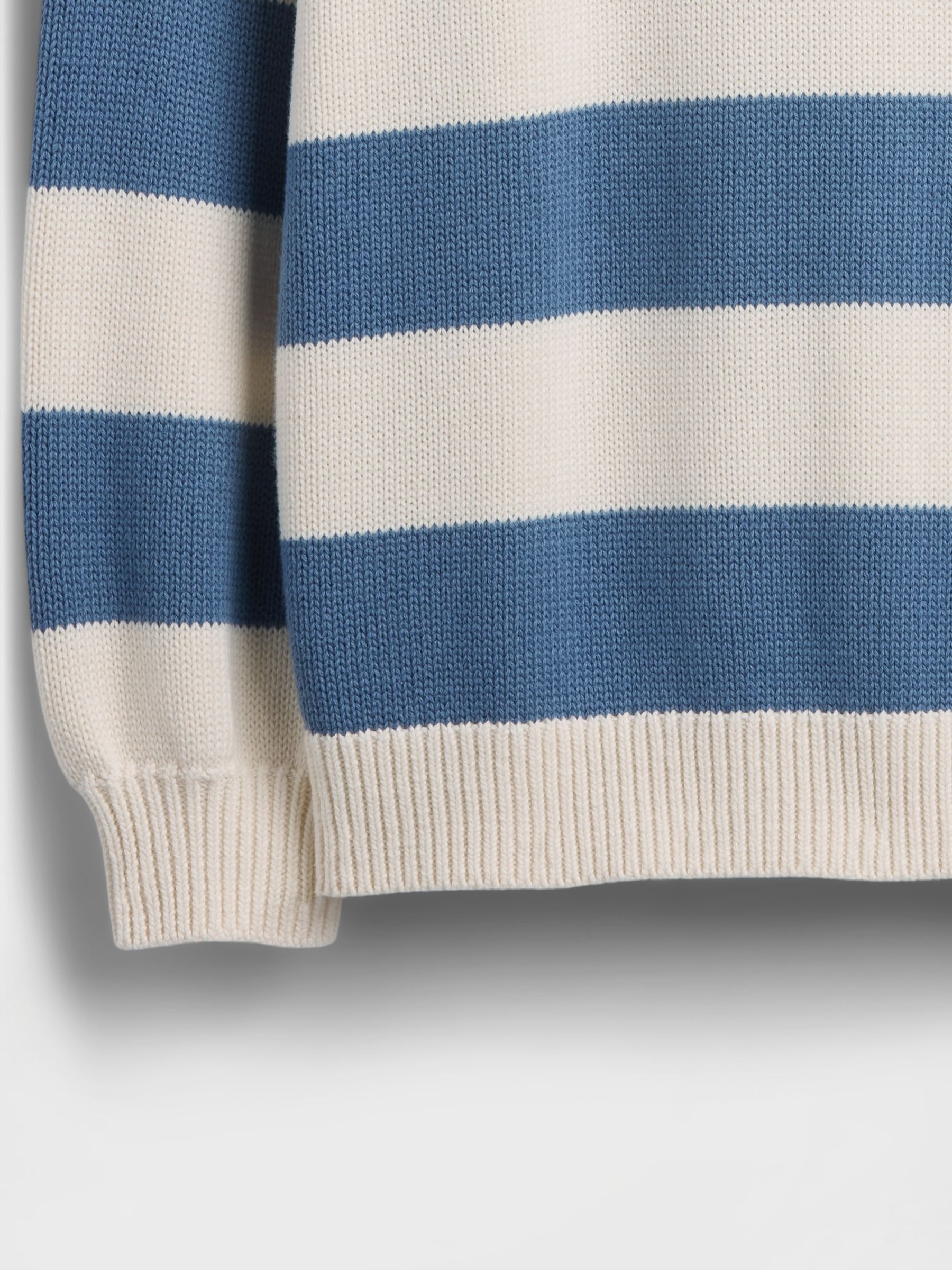 Blue stripe Oversized Longline Jumper - Image 5 of 5