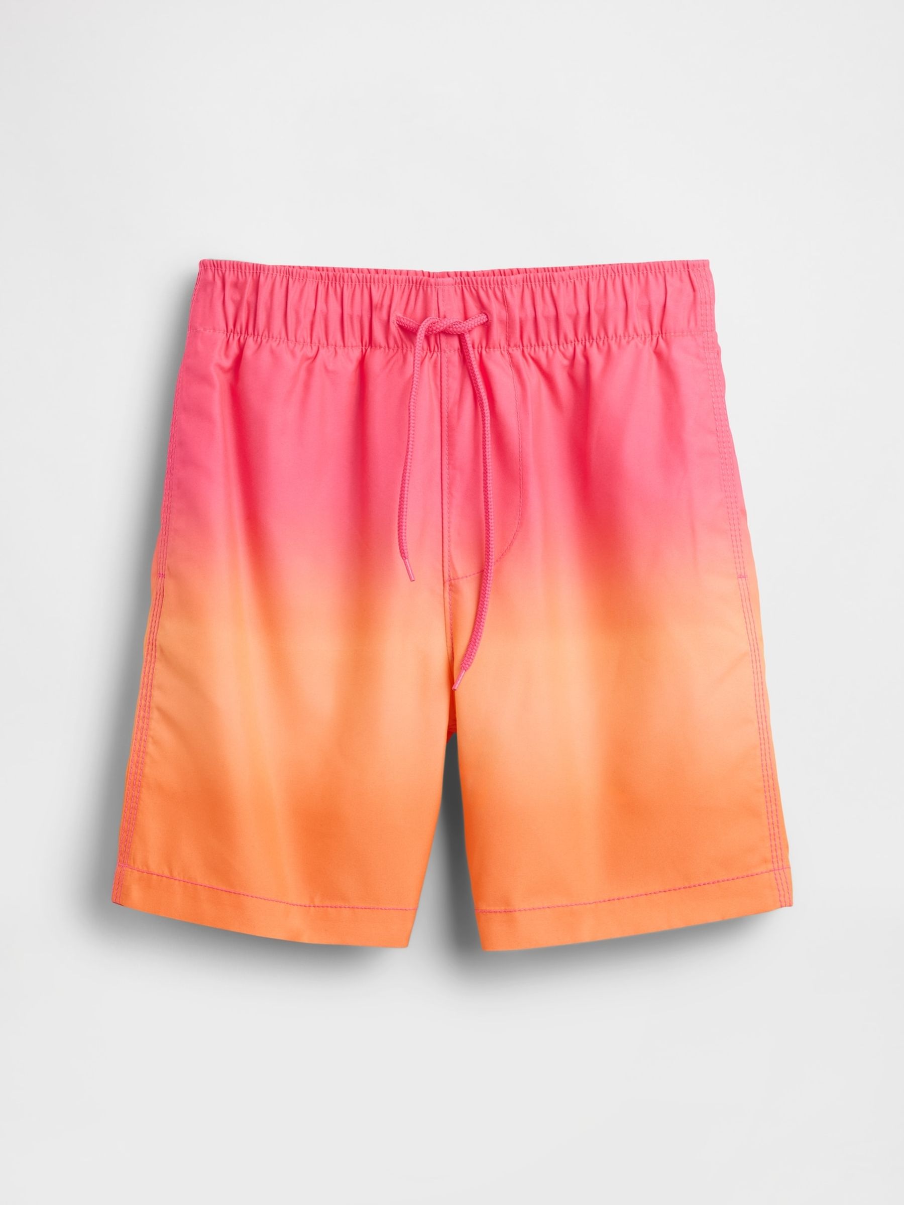Red 5 inch Recycled Swim Trunk (4-13yrs) - Image 1 of 3